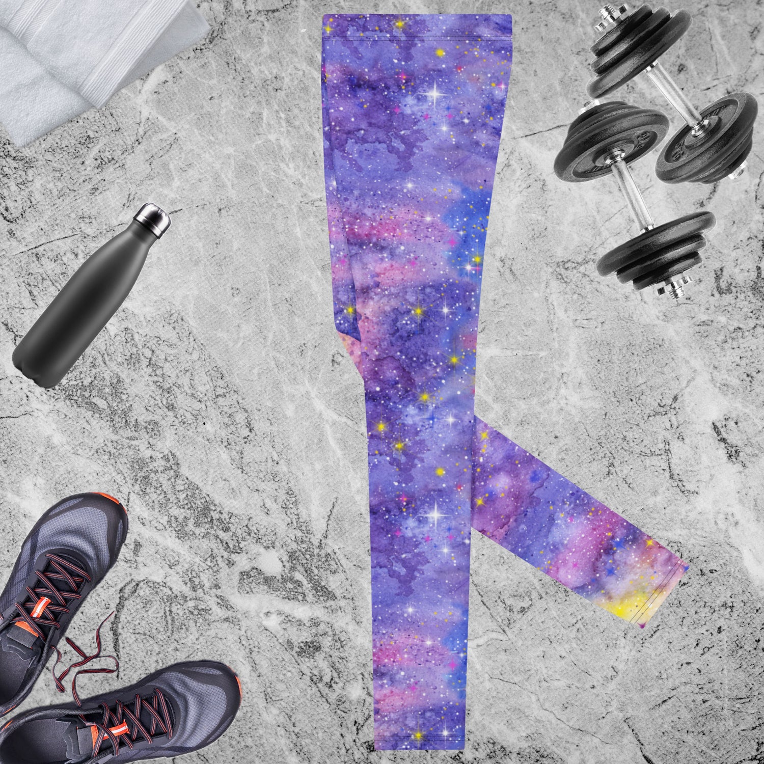 Pink Nebula Men's Leggings | DEEAREST LTD