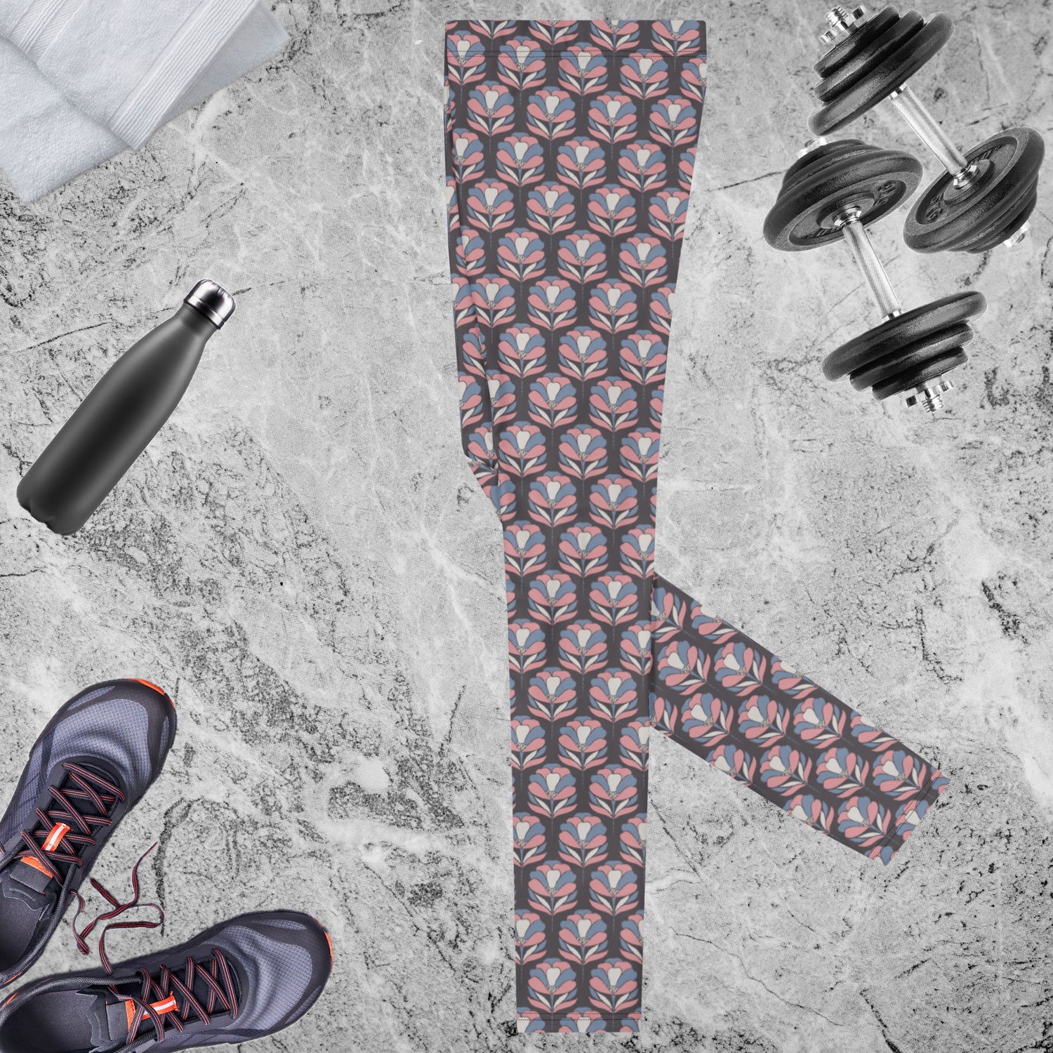 Softly Pattern Men's Leggings | DEEAREST LTD