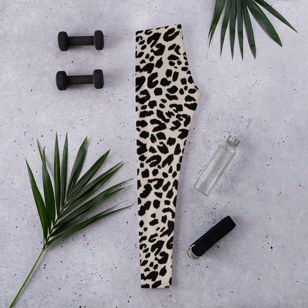 Black Animal Rave Leggings | DEEAREST LTD