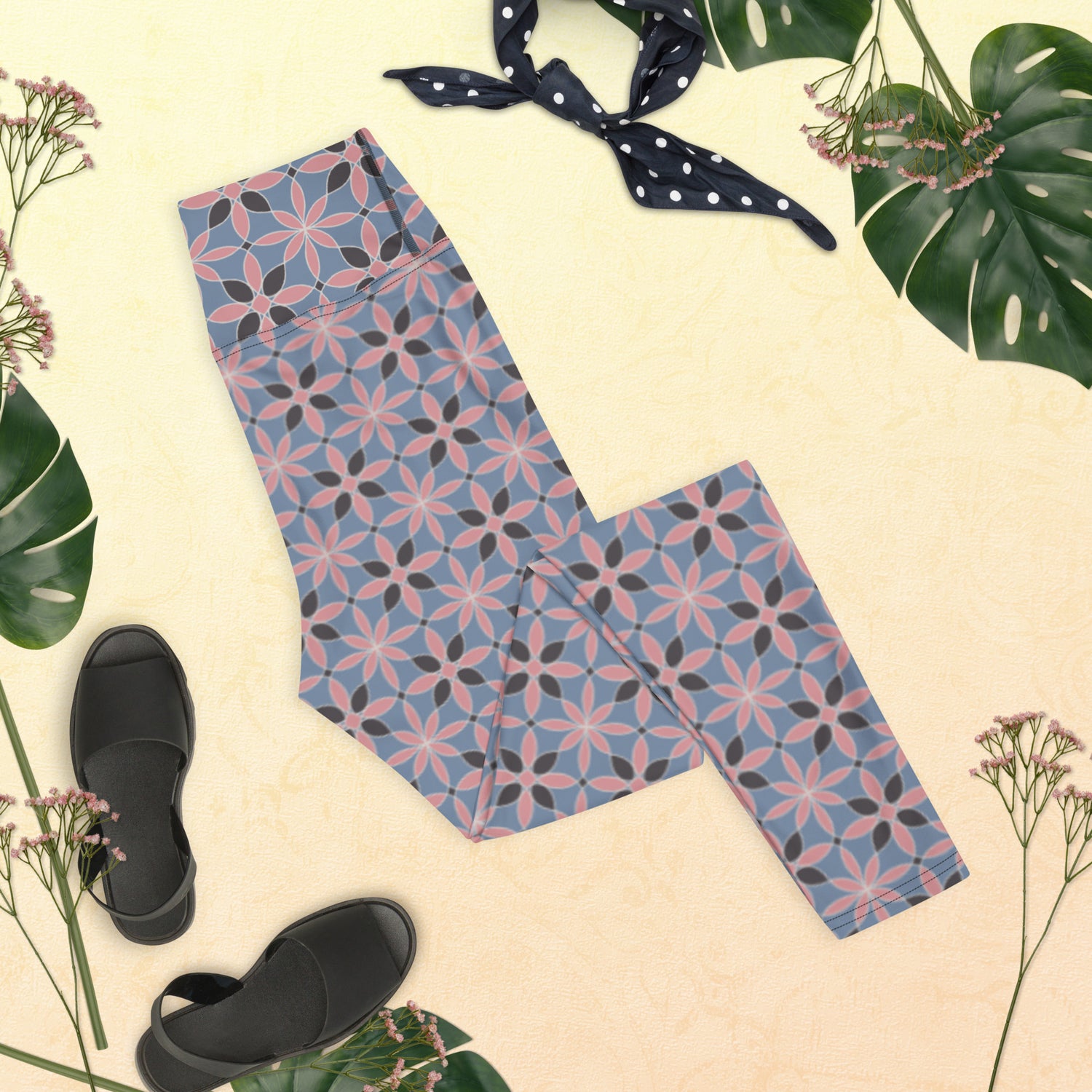 Earthly Pattern Yoga Leggings | DEEAREST LTD