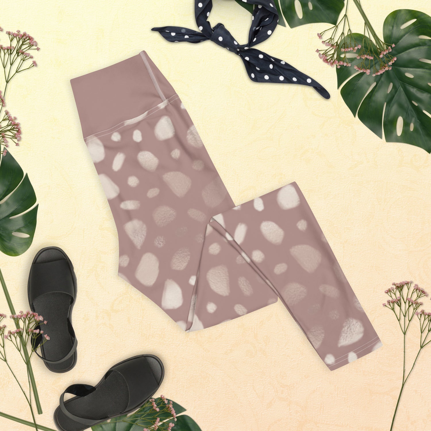 Rose Encounter Yoga Leggings | DEEAREST LTD