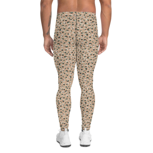 Brown Jungle Adventure Men's Leggings | DEEAREST LTD