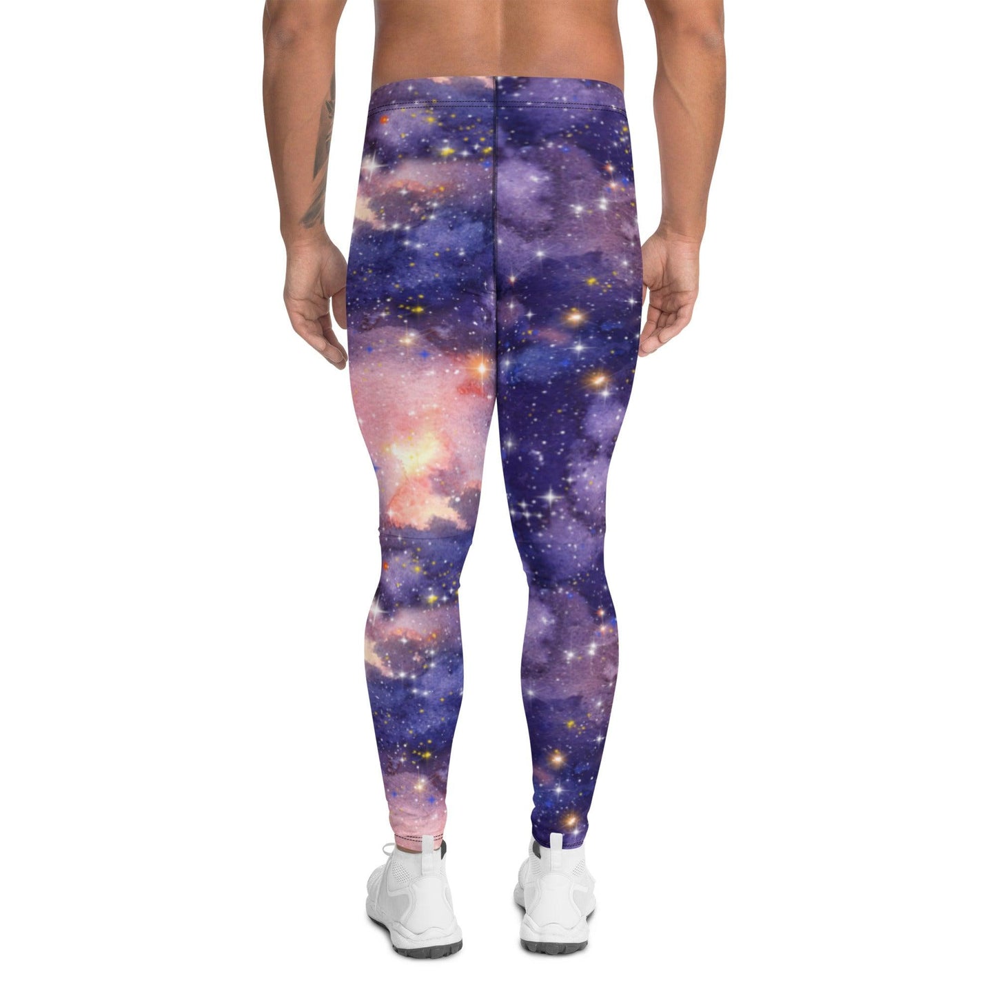 Light Purple Nebula Men's Leggings | DEEAREST LTD