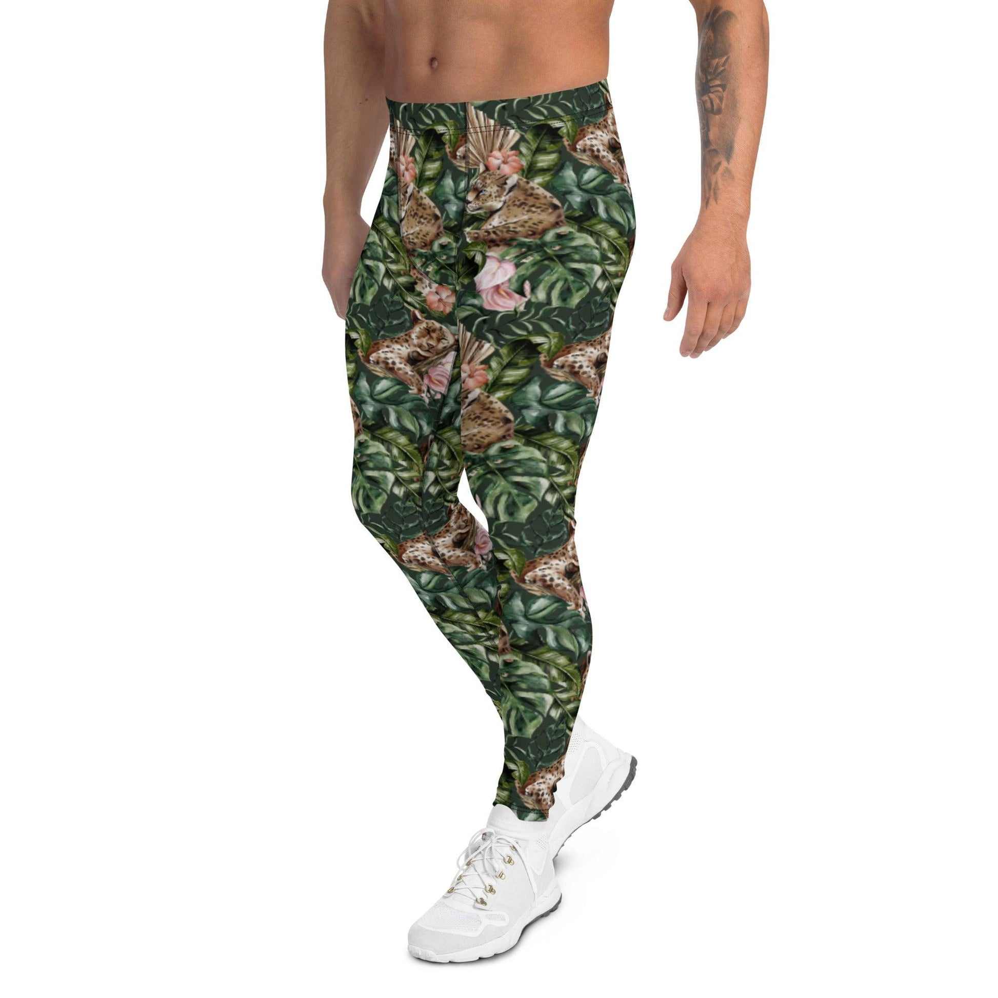 Jungle Tiger Men's Leggings | DEEAREST LTD