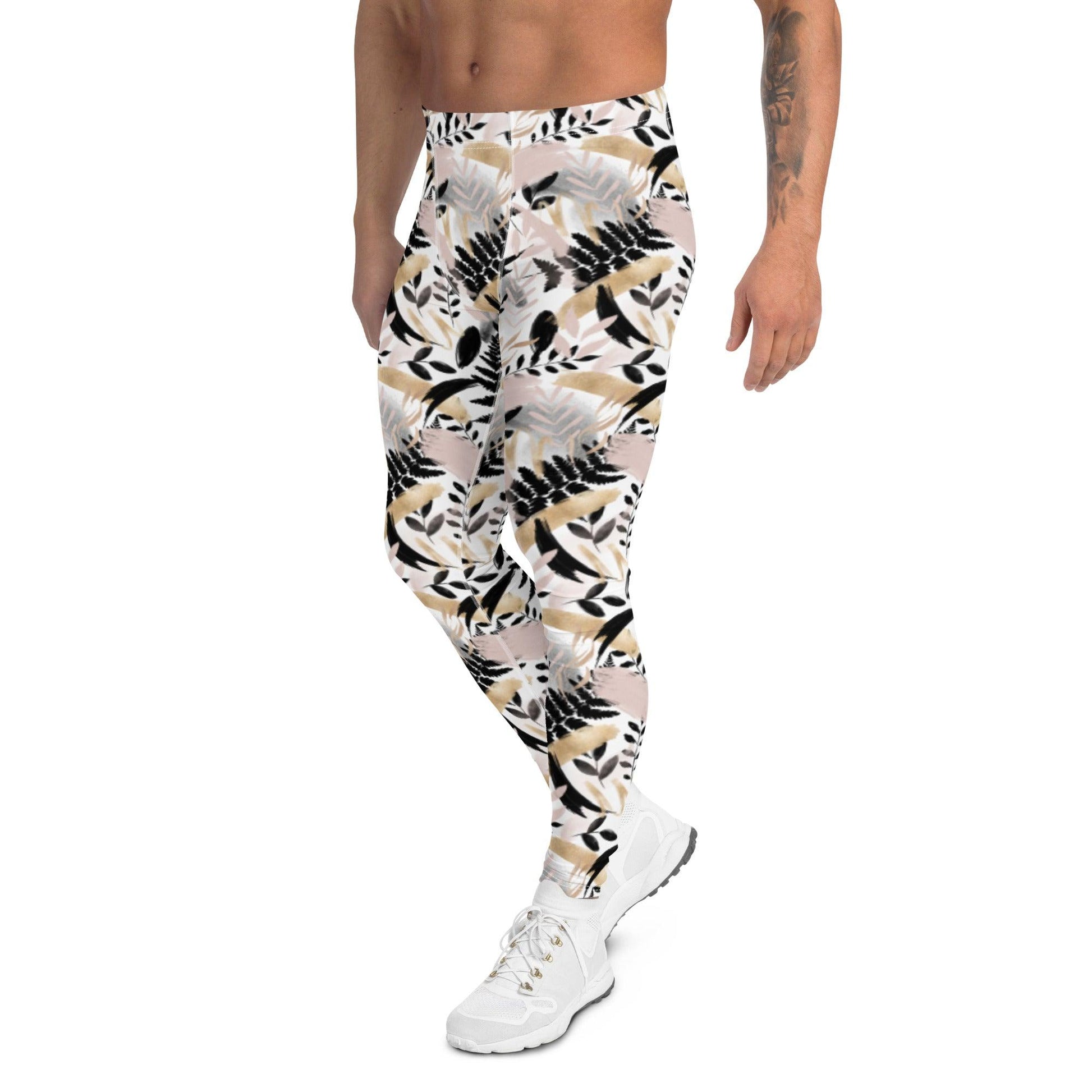 Gentle Leaves Men's Leggings | DEEAREST LTD