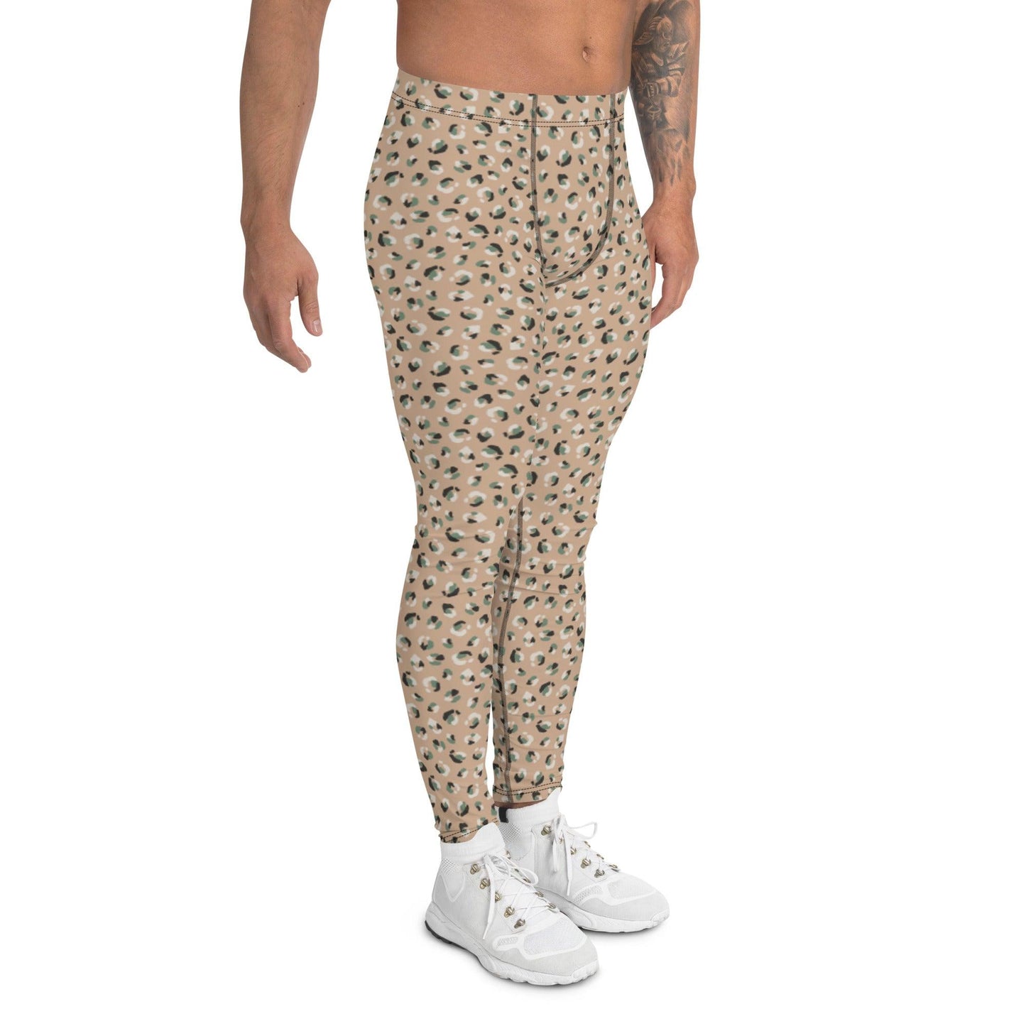 Brown Jungle Adventure Men's Leggings | DEEAREST LTD