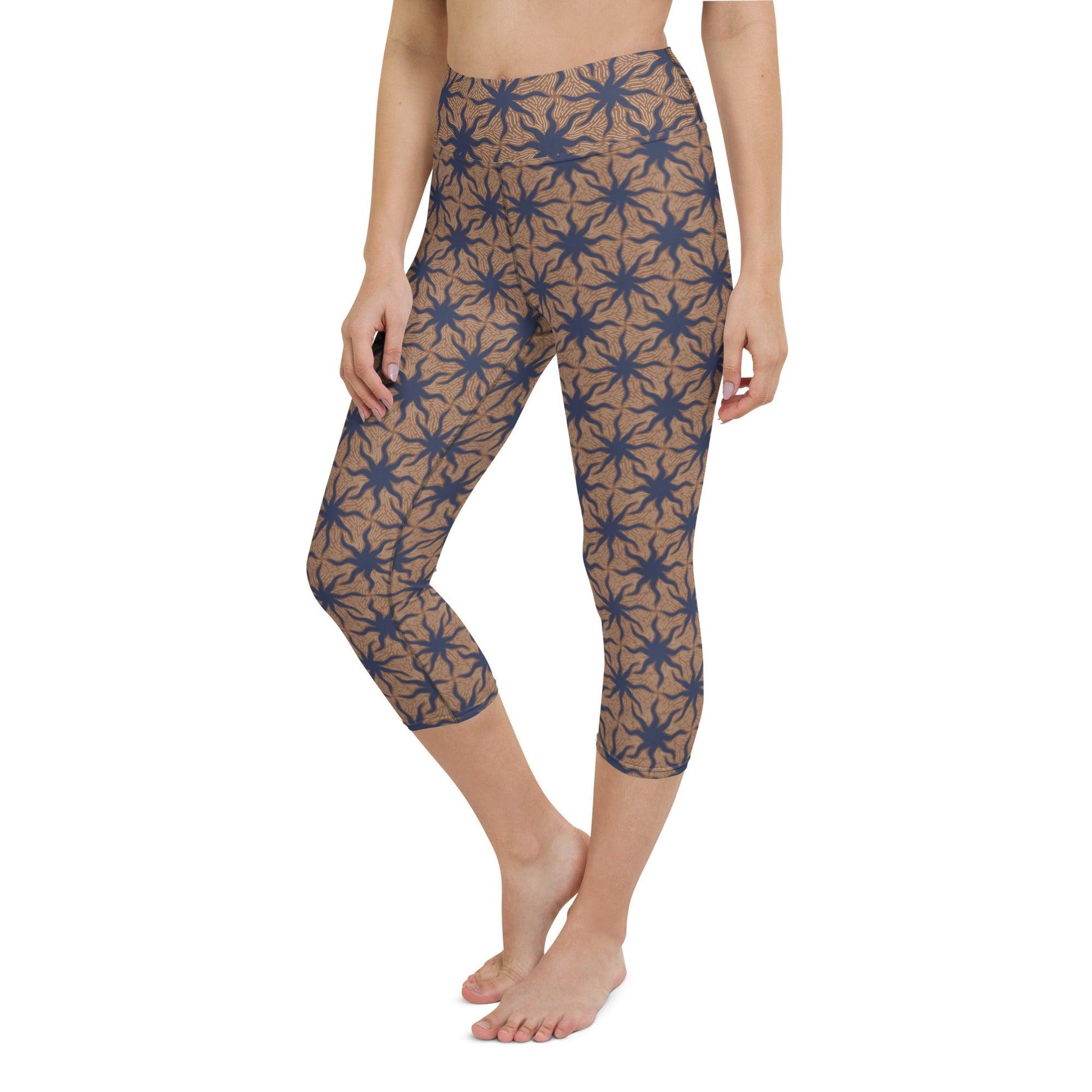 Celestial Wonder Yoga Capri Leggings | DEEAREST LTD