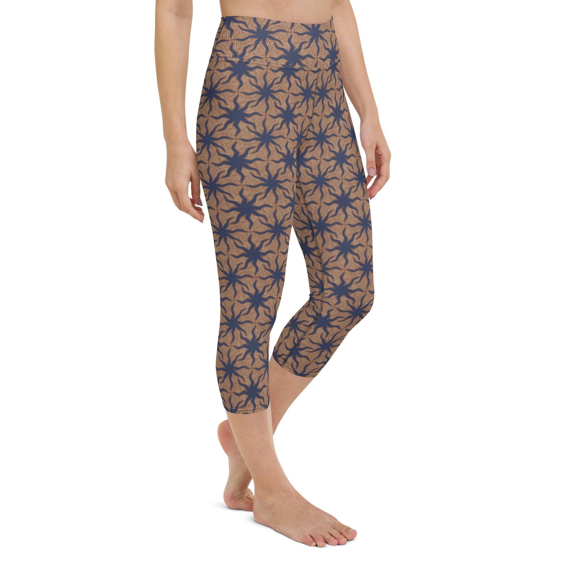 Celestial Wonder Yoga Capri Leggings | DEEAREST LTD