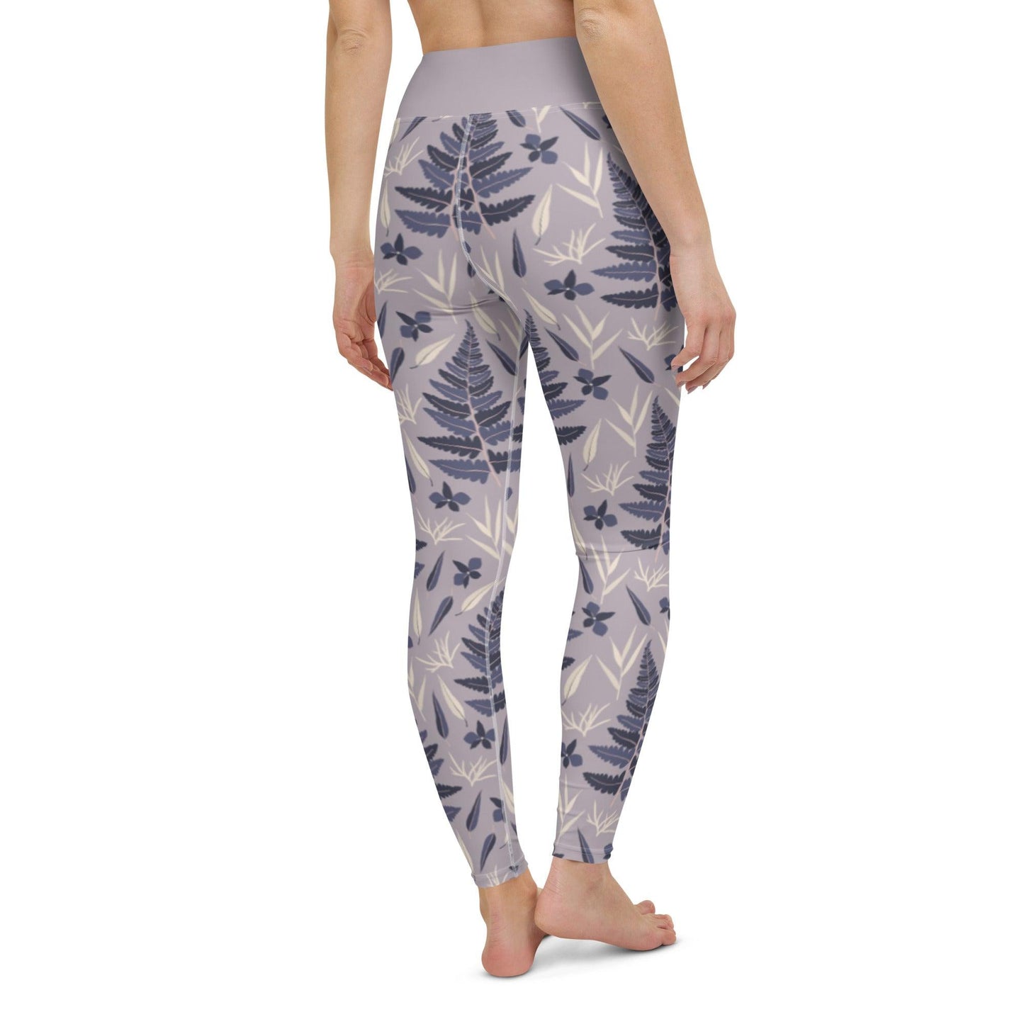 Lilac Fern Yoga Leggings | DEEAREST LTD