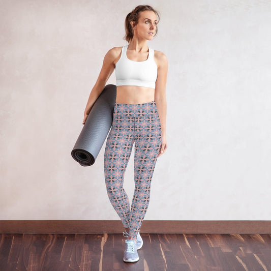 Earthly Pattern Yoga Leggings | DEEAREST LTD