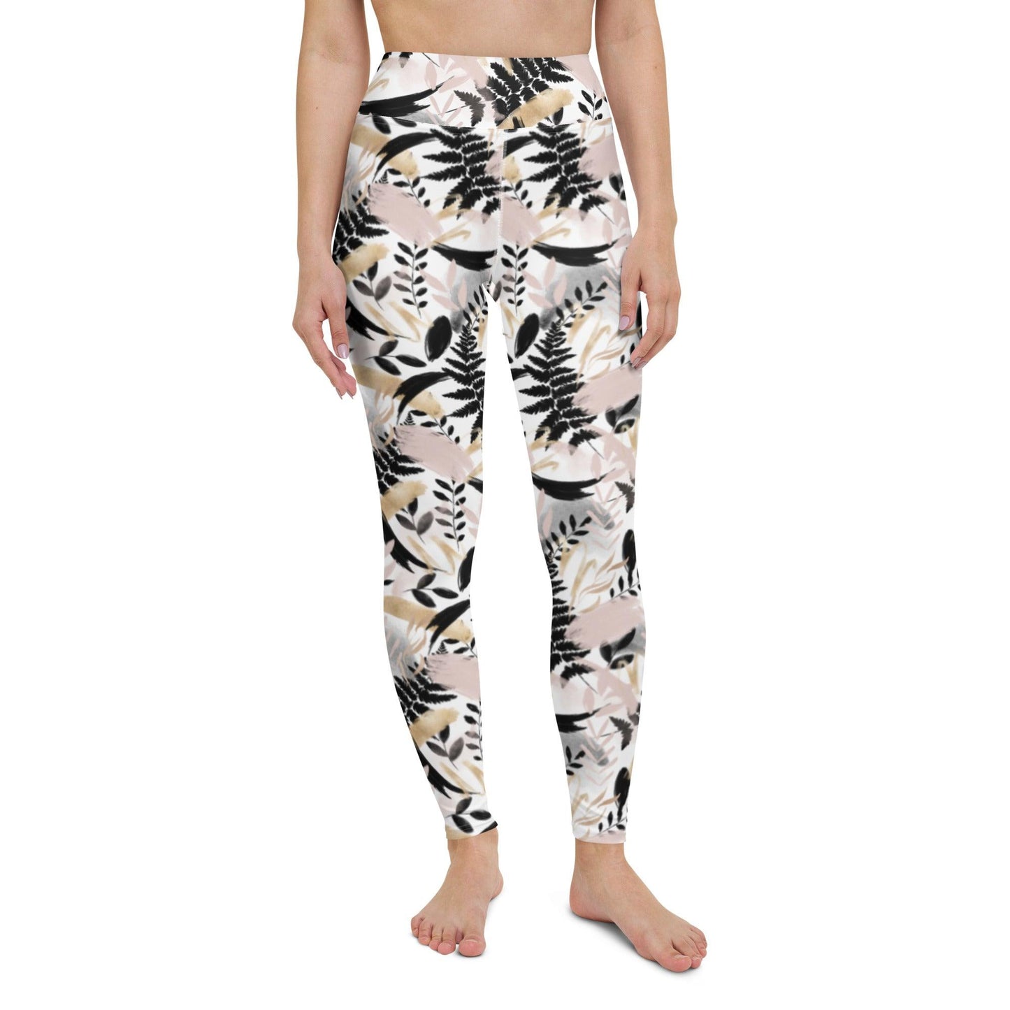 Gentle Leaves Yoga Leggings | DEEAREST LTD