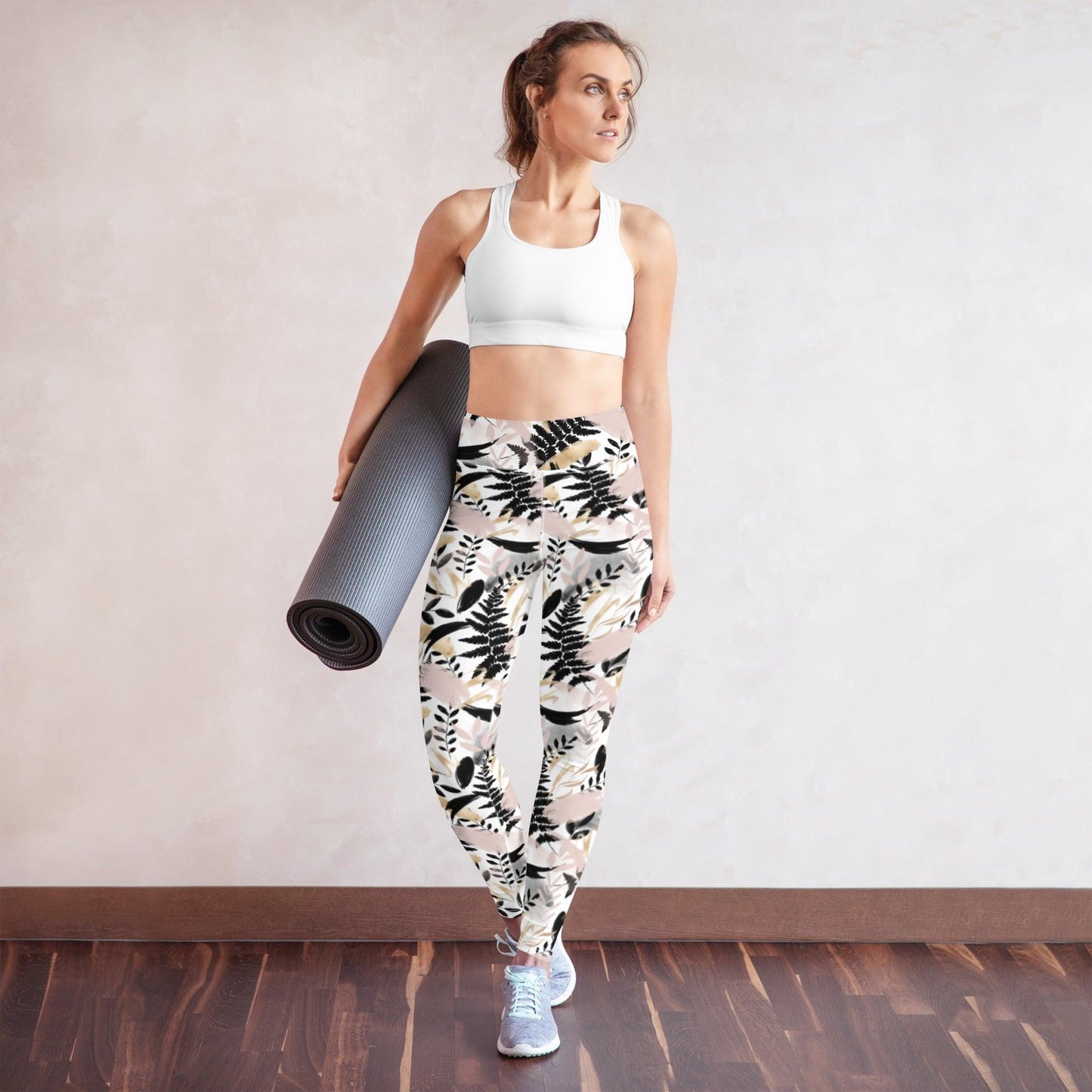 Gentle Leaves Yoga Leggings | DEEAREST LTD