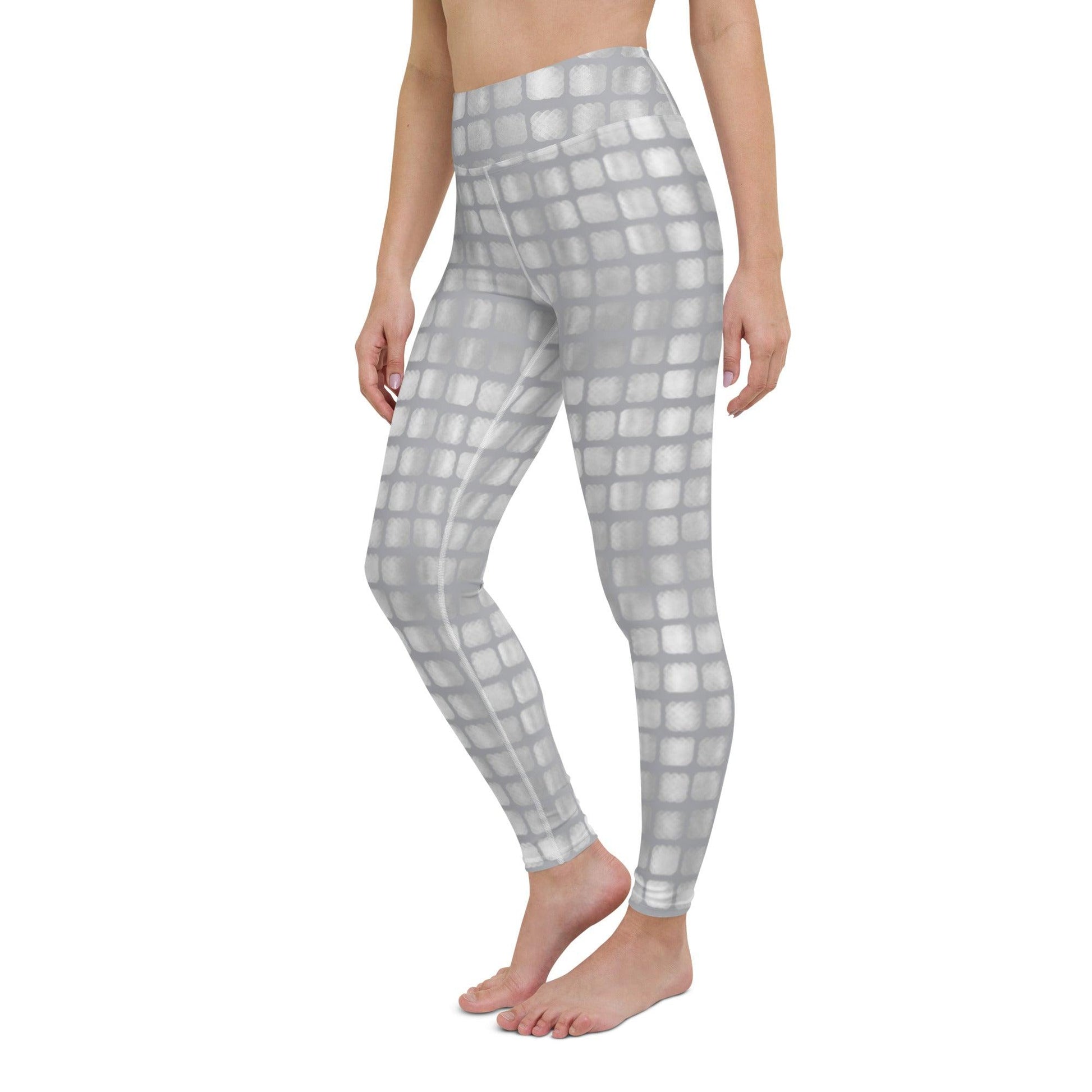 Grey Encounter Yoga Leggings | DEEAREST LTD