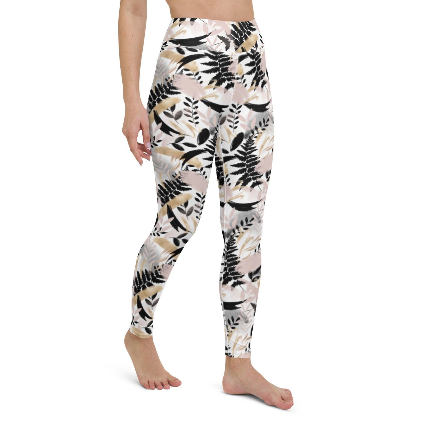 Gentle Leaves Yoga Leggings | DEEAREST LTD