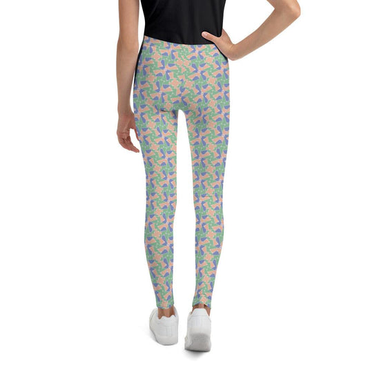 Green Blush Youth Leggings | DEEAREST LTD