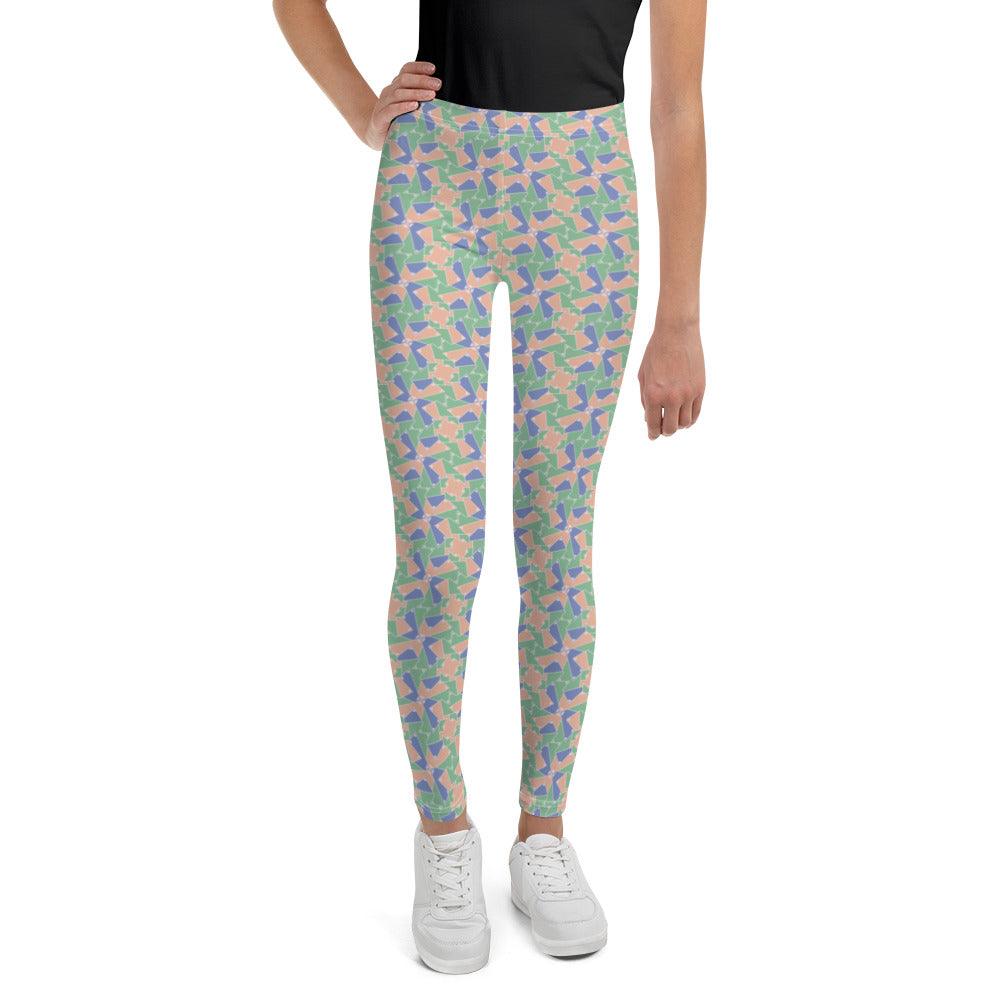 Green Blush Youth Leggings | DEEAREST LTD