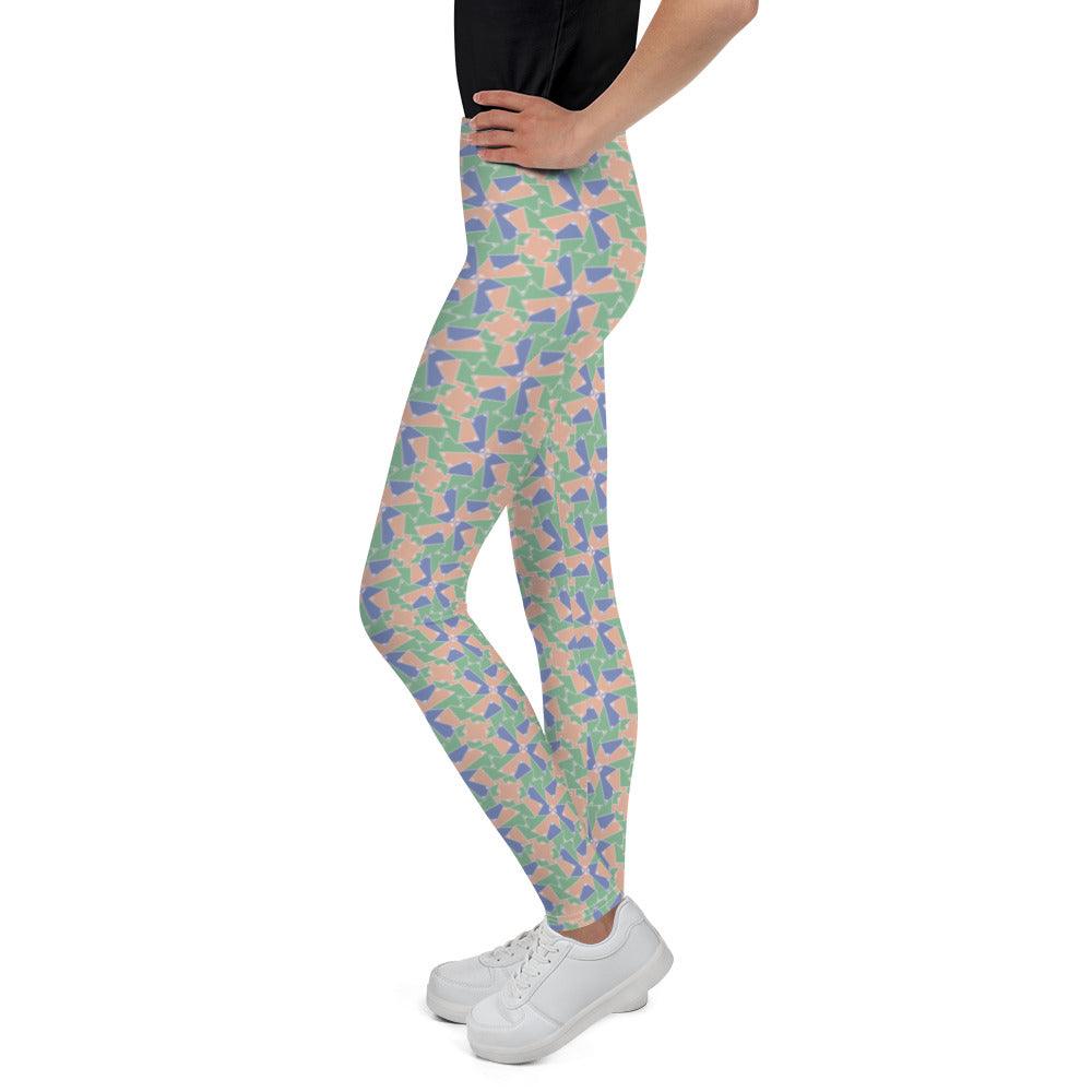 Green Blush Youth Leggings | DEEAREST LTD