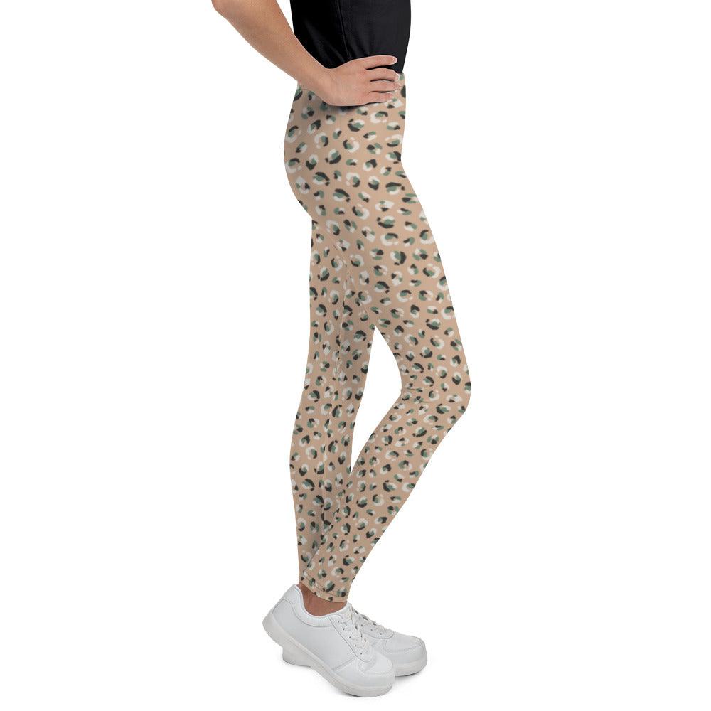 Brown Jungle Adventure Youth Leggings | DEEAREST LTD