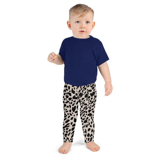 Black Animal Rave Kid's Leggings | DEEAREST LTD