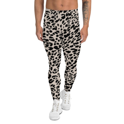 Black Animal Rave Men's Leggings | DEEAREST LTD