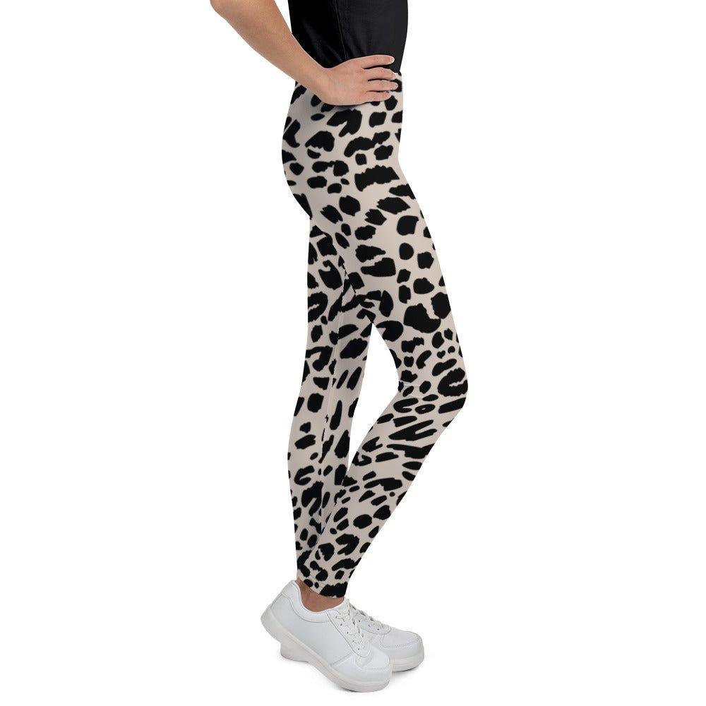 Black Animal Rave Youth Leggings | DEEAREST LTD