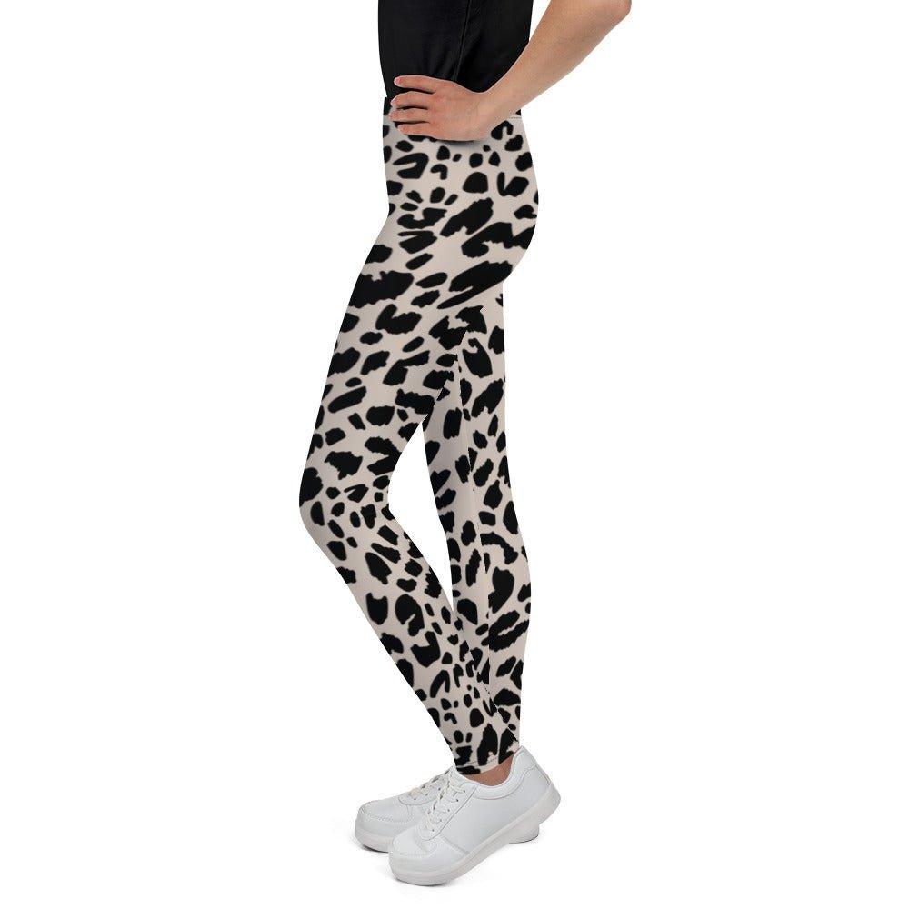 Black Animal Rave Youth Leggings | DEEAREST LTD