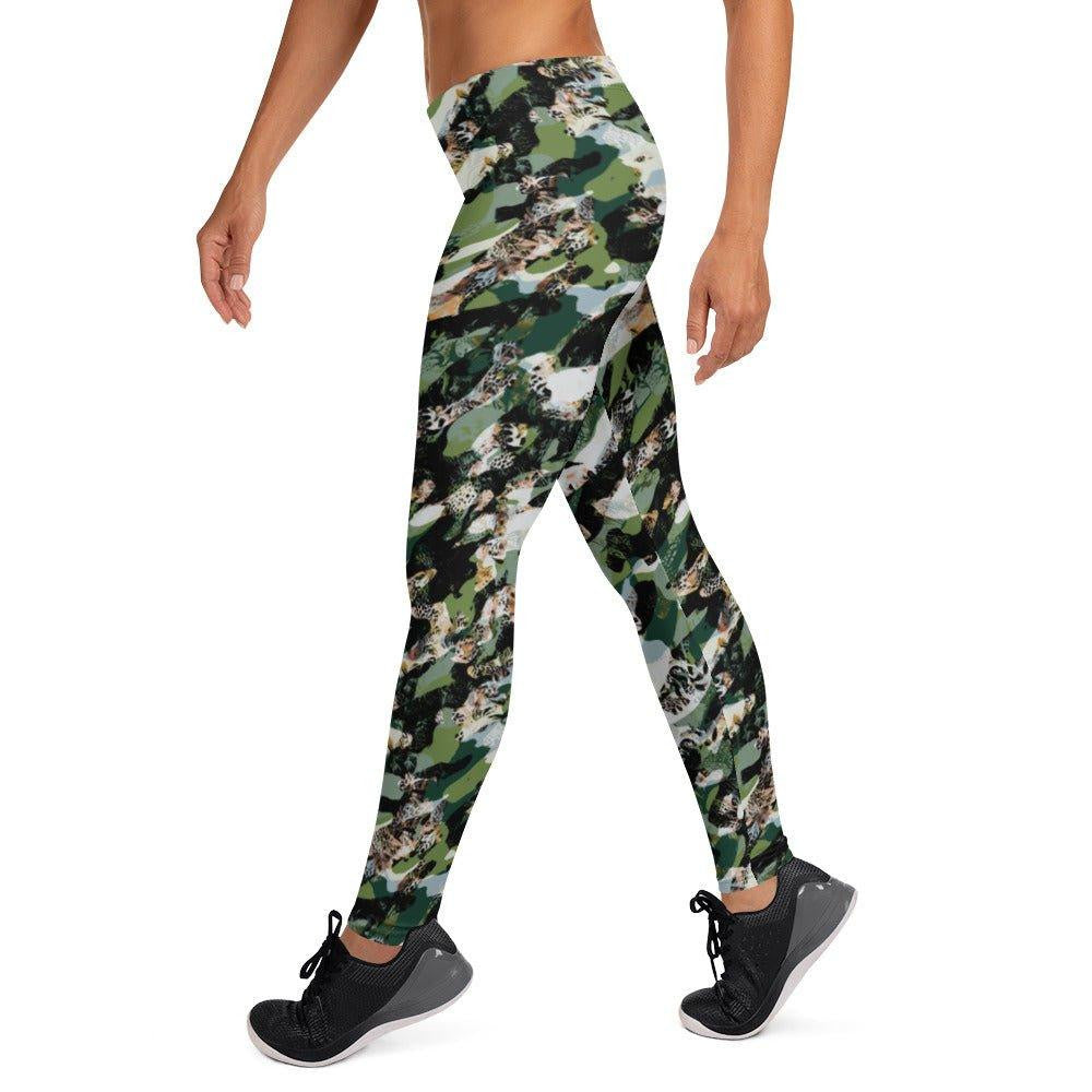 Black Camouflage Leggings | DEEAREST LTD