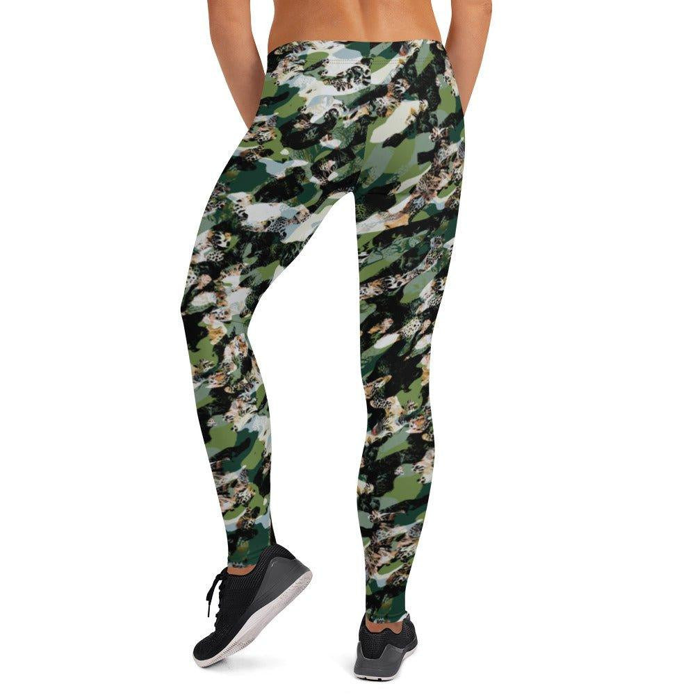 Black Camouflage Leggings | DEEAREST LTD