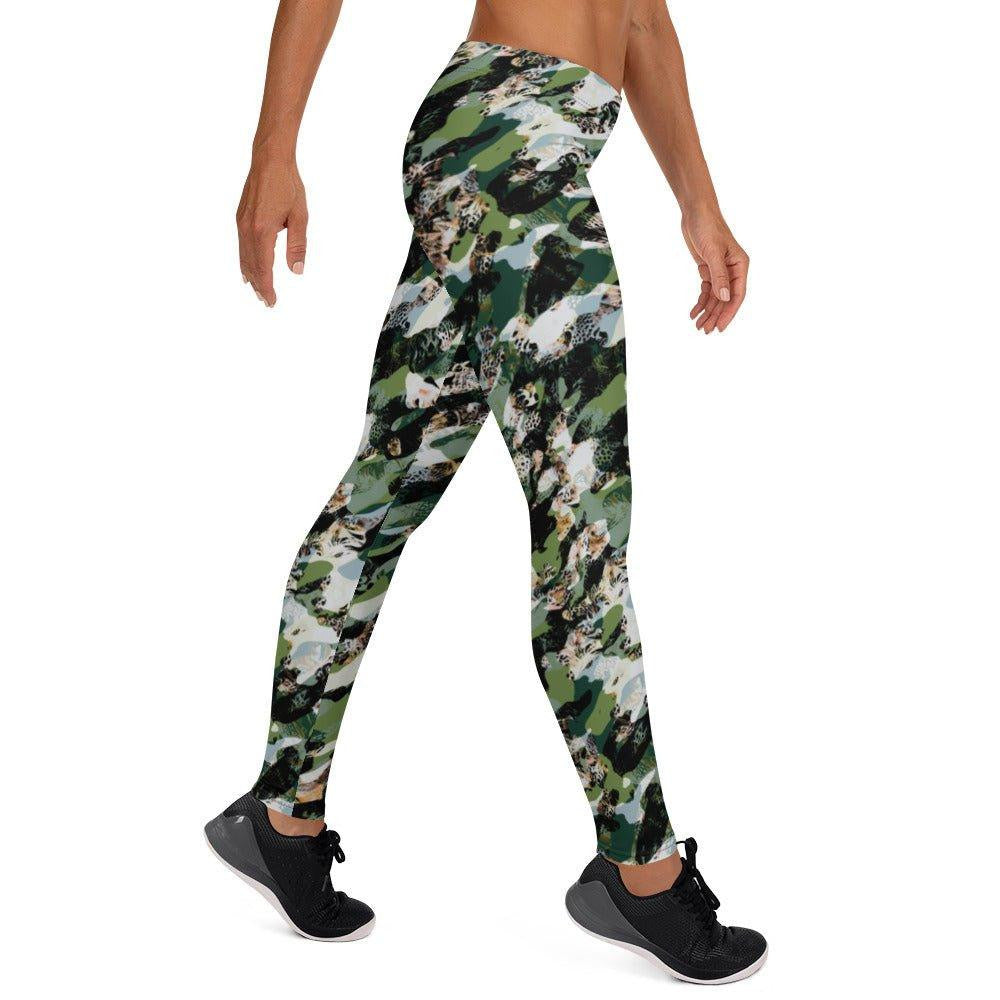 Black Camouflage Leggings | DEEAREST LTD