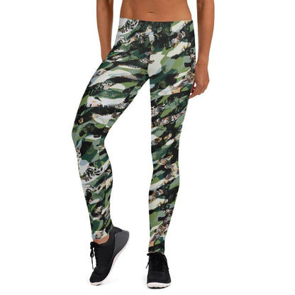 Black Camouflage Leggings | DEEAREST LTD