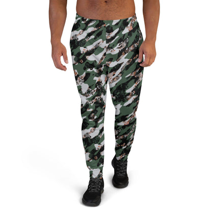 Black Camouflage Men's Joggers | DEEAREST LTD