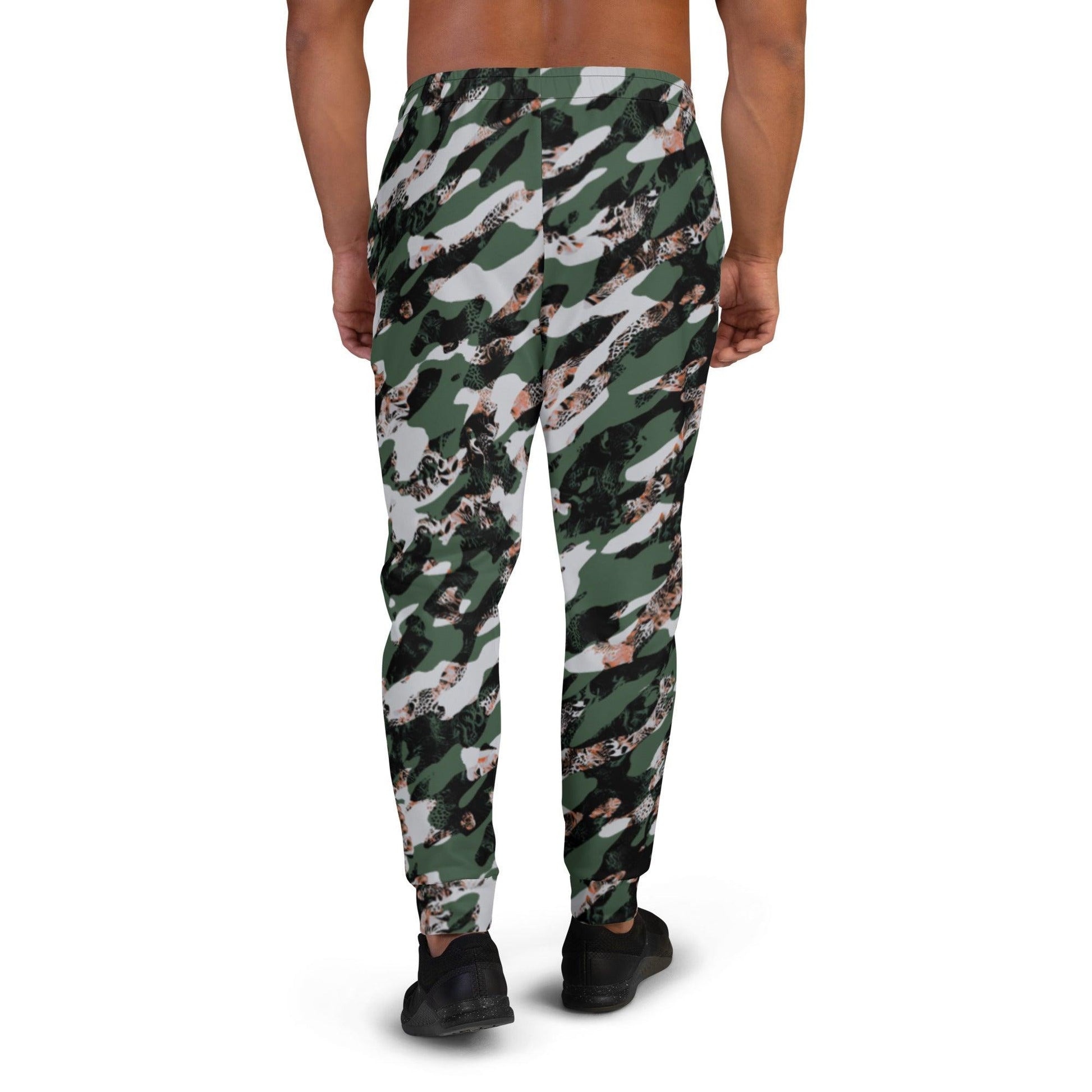 Black Camouflage Men's Joggers | DEEAREST LTD