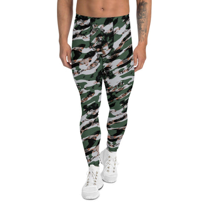 Black Camouflage Men's Leggings | DEEAREST LTD