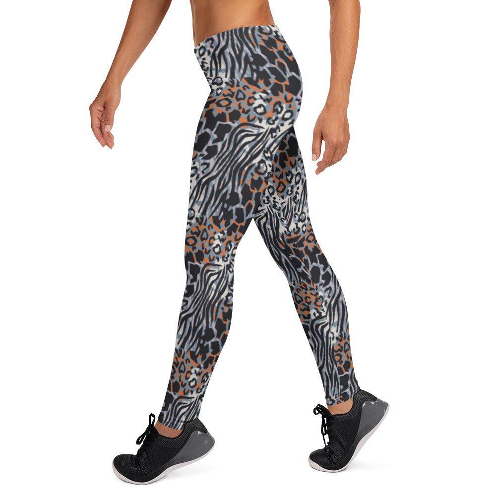 Blue Animal Rave Leggings | DEEAREST LTD