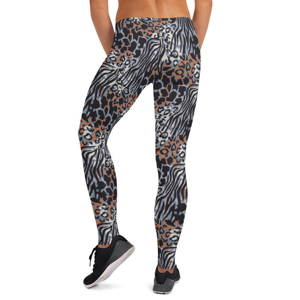 Blue Animal Rave Leggings | DEEAREST LTD