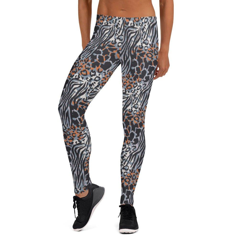 Blue Animal Rave Leggings | DEEAREST LTD