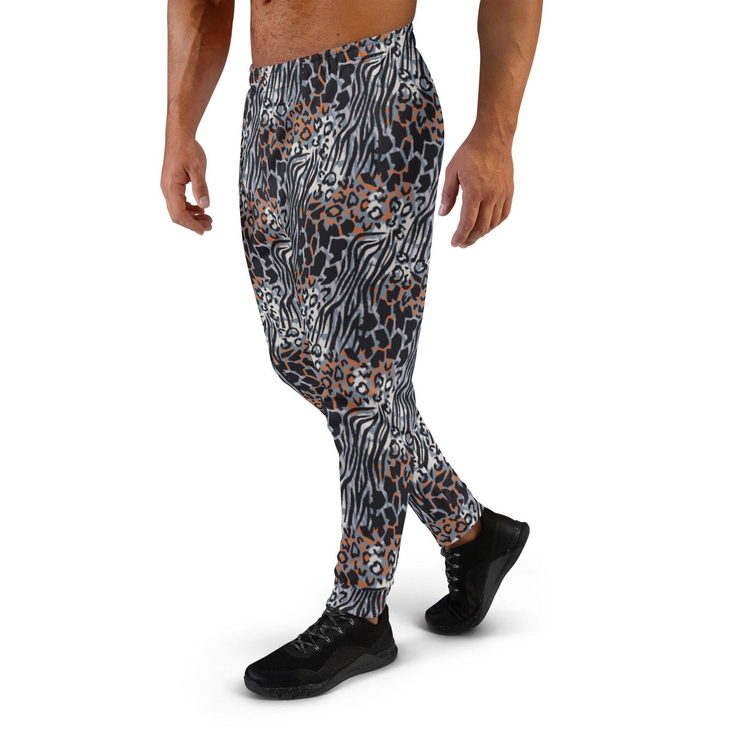 Blue Animal Rave Men's Joggers | DEEAREST LTD