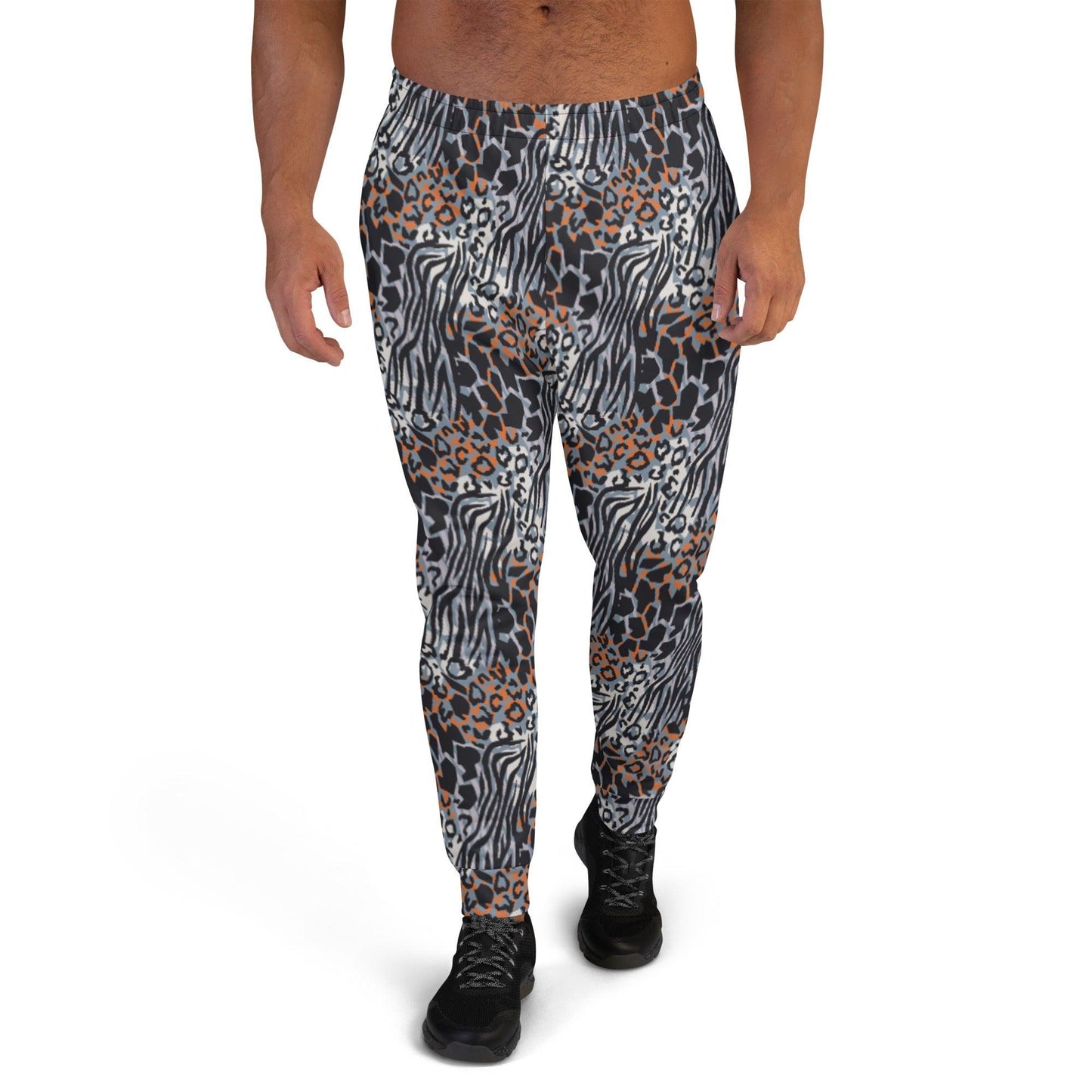 Blue Animal Rave Men's Joggers | DEEAREST LTD