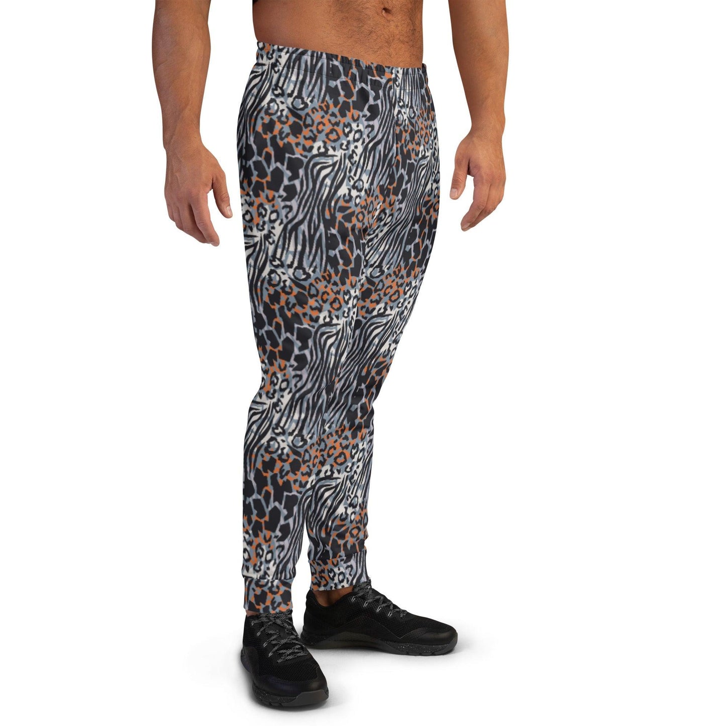 Blue Animal Rave Men's Joggers | DEEAREST LTD