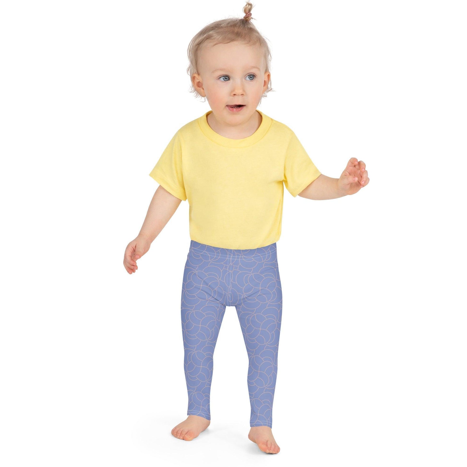 Blue Blush Kid's Leggings | DEEAREST LTD