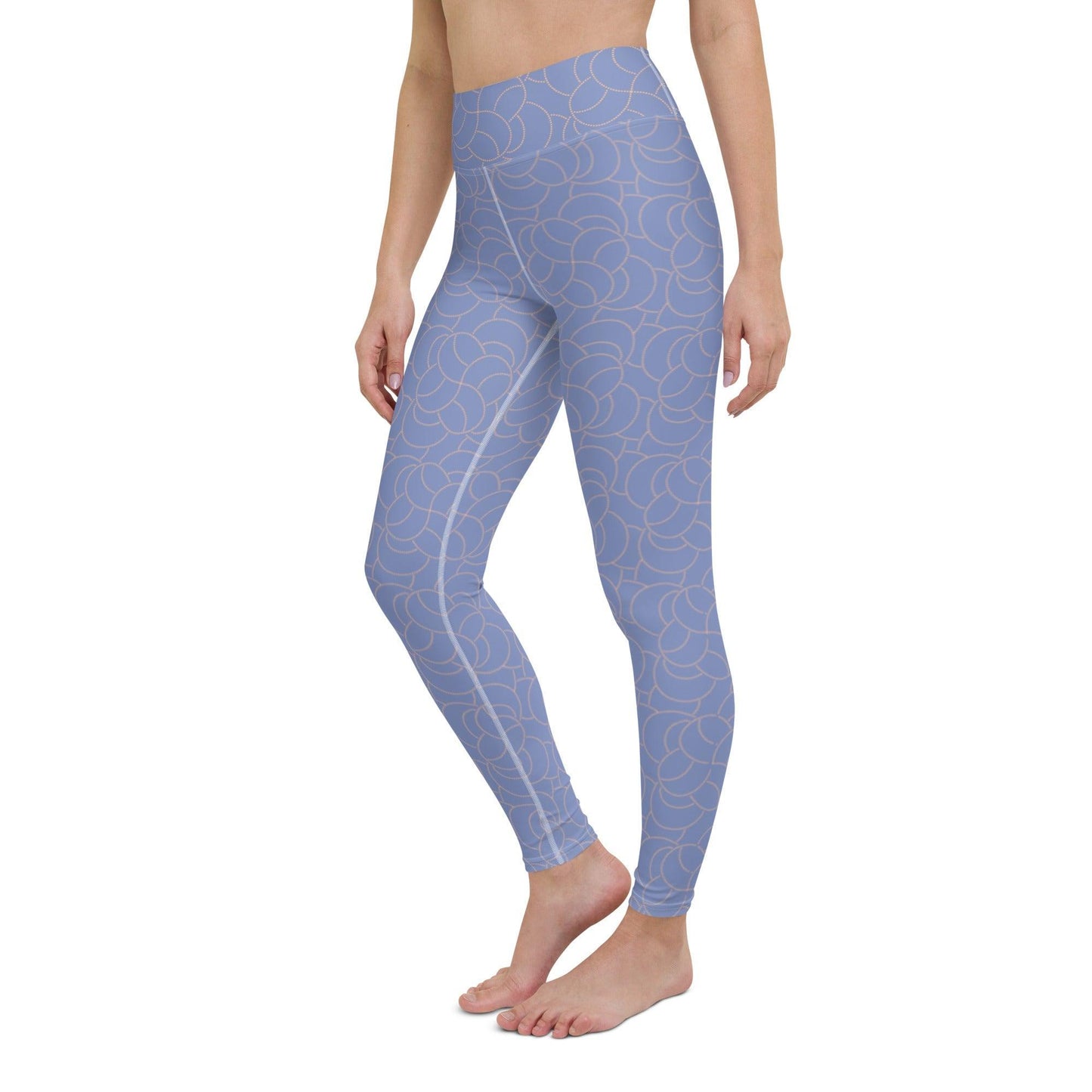 Blue Blush Yoga Leggings | DEEAREST LTD