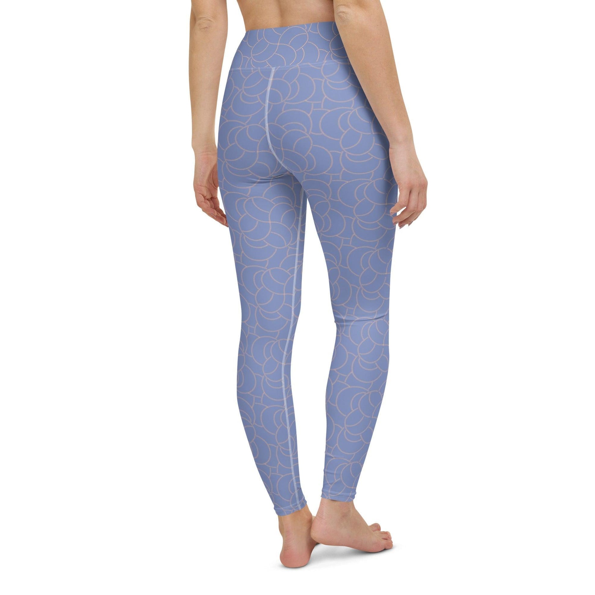 Blue Blush Yoga Leggings | DEEAREST LTD