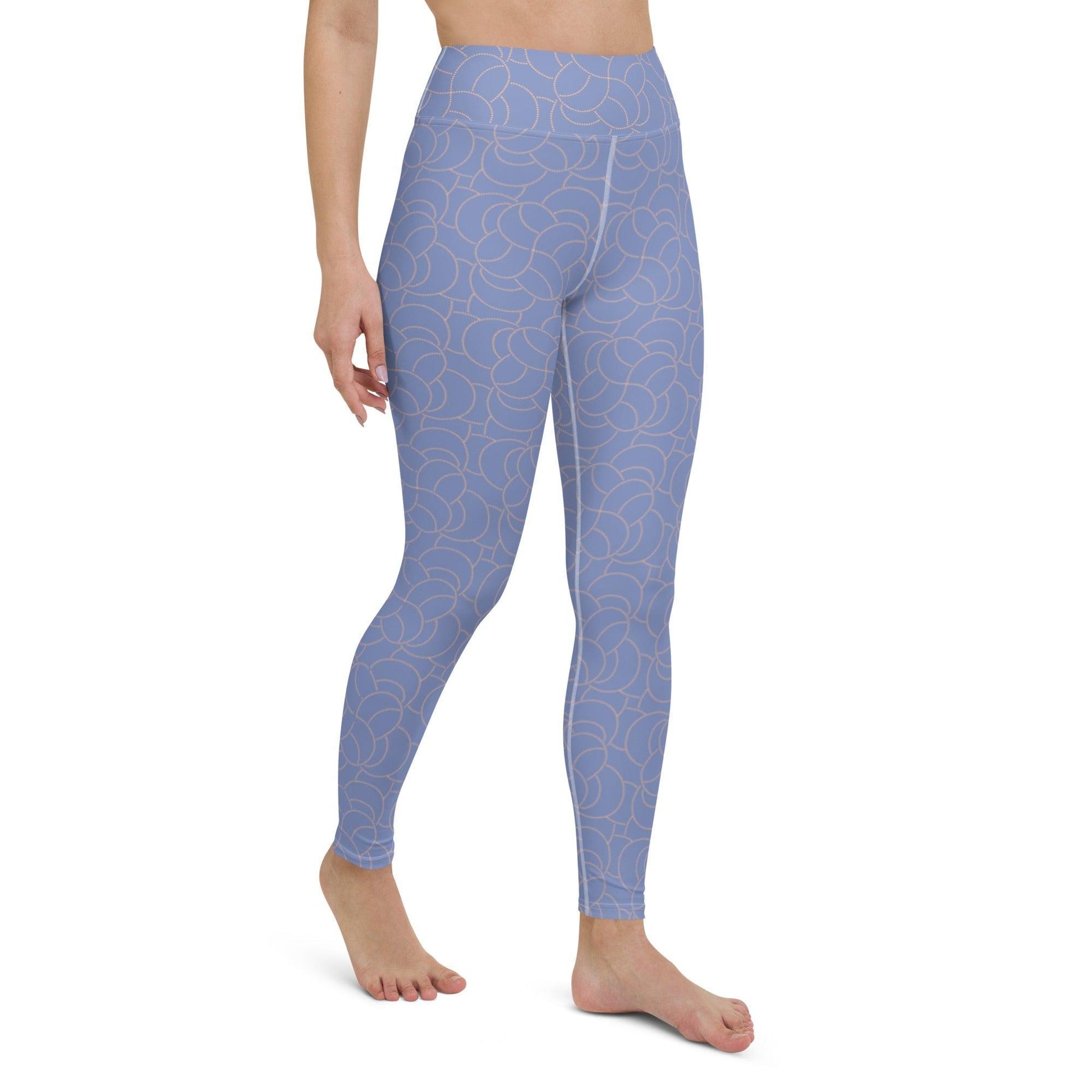 Blue Blush Yoga Leggings | DEEAREST LTD