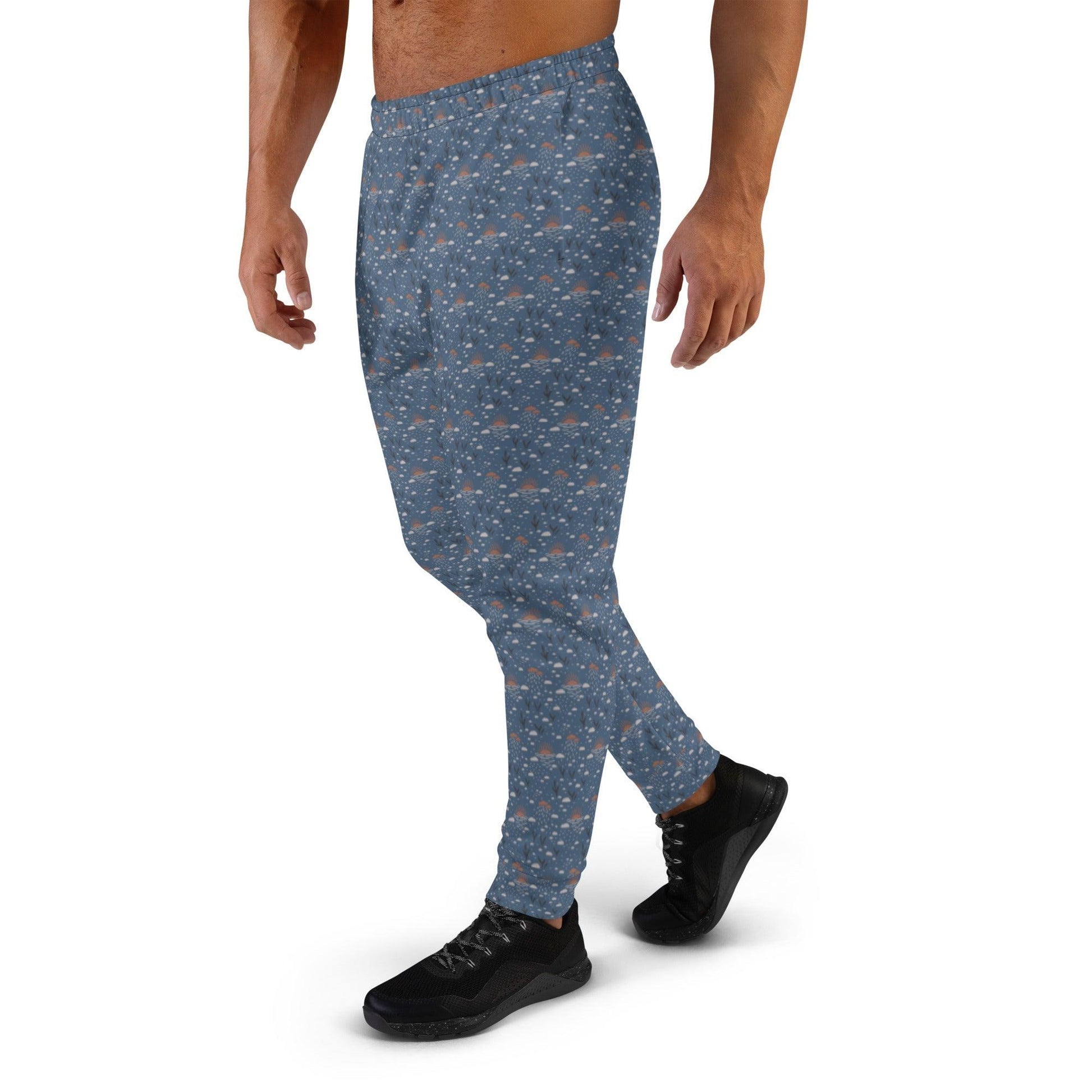 Blue Earth Men's Joggers | DEEAREST LTD