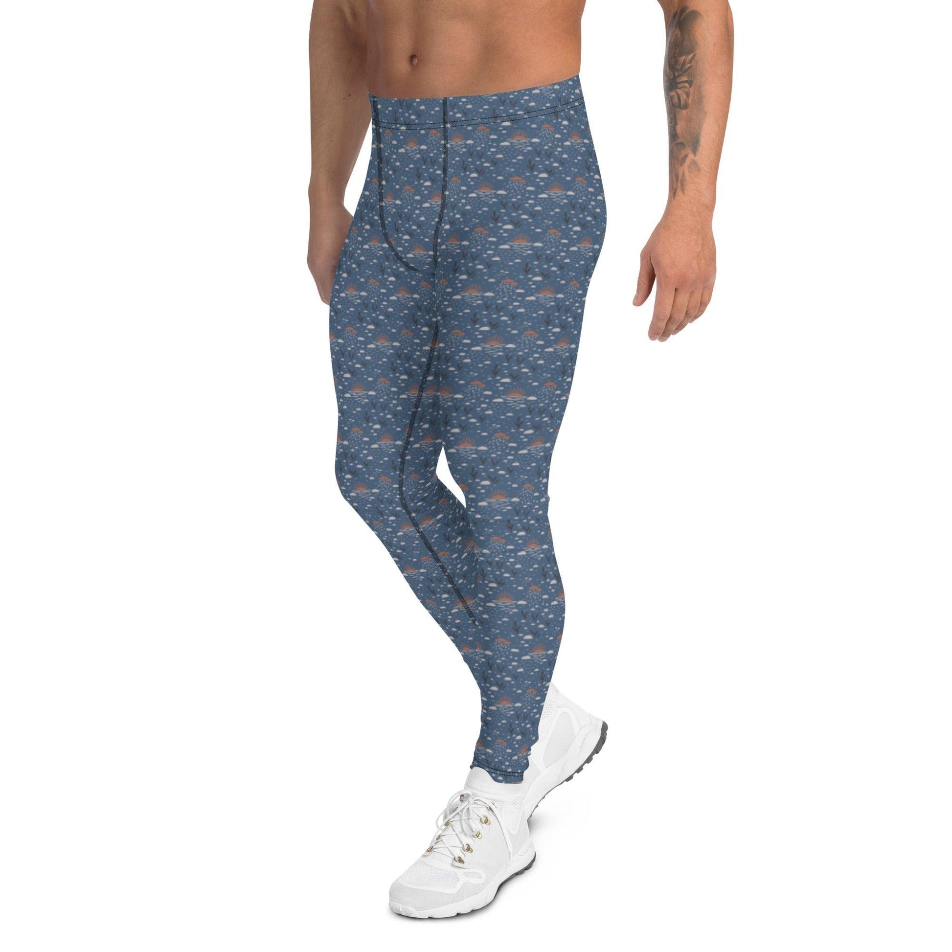 Blue Earth Men's Leggings | DEEAREST LTD