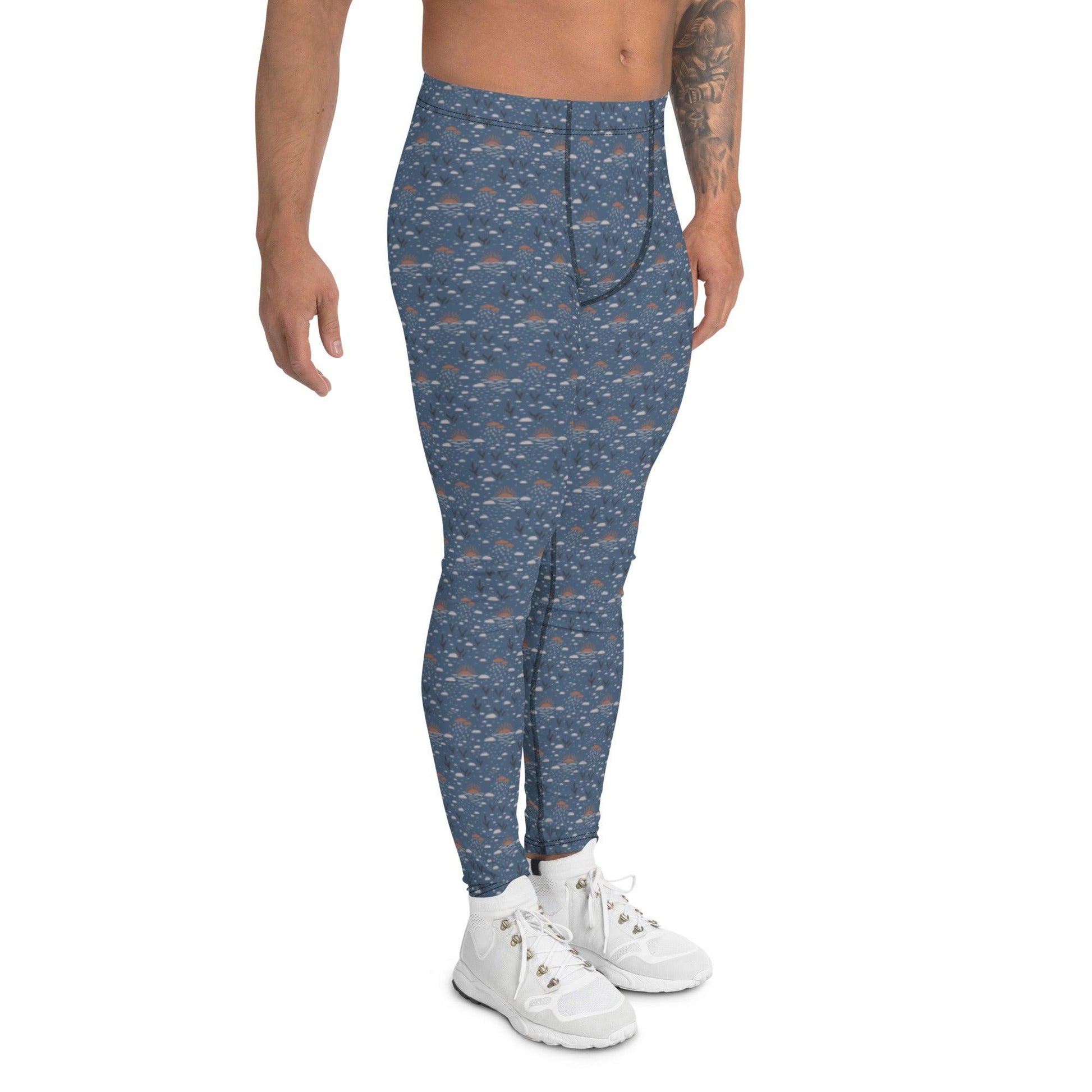 Blue Earth Men's Leggings | DEEAREST LTD