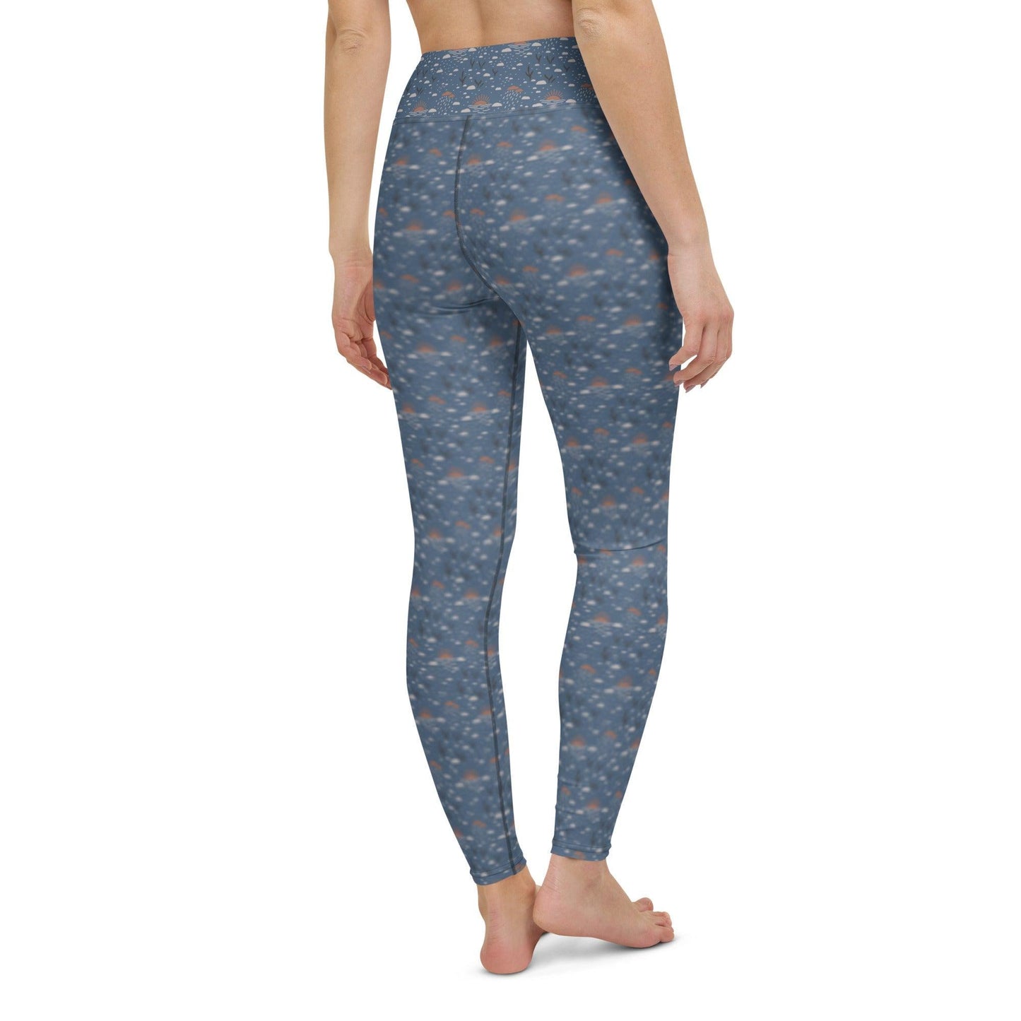 Blue Earth Yoga Leggings | DEEAREST LTD