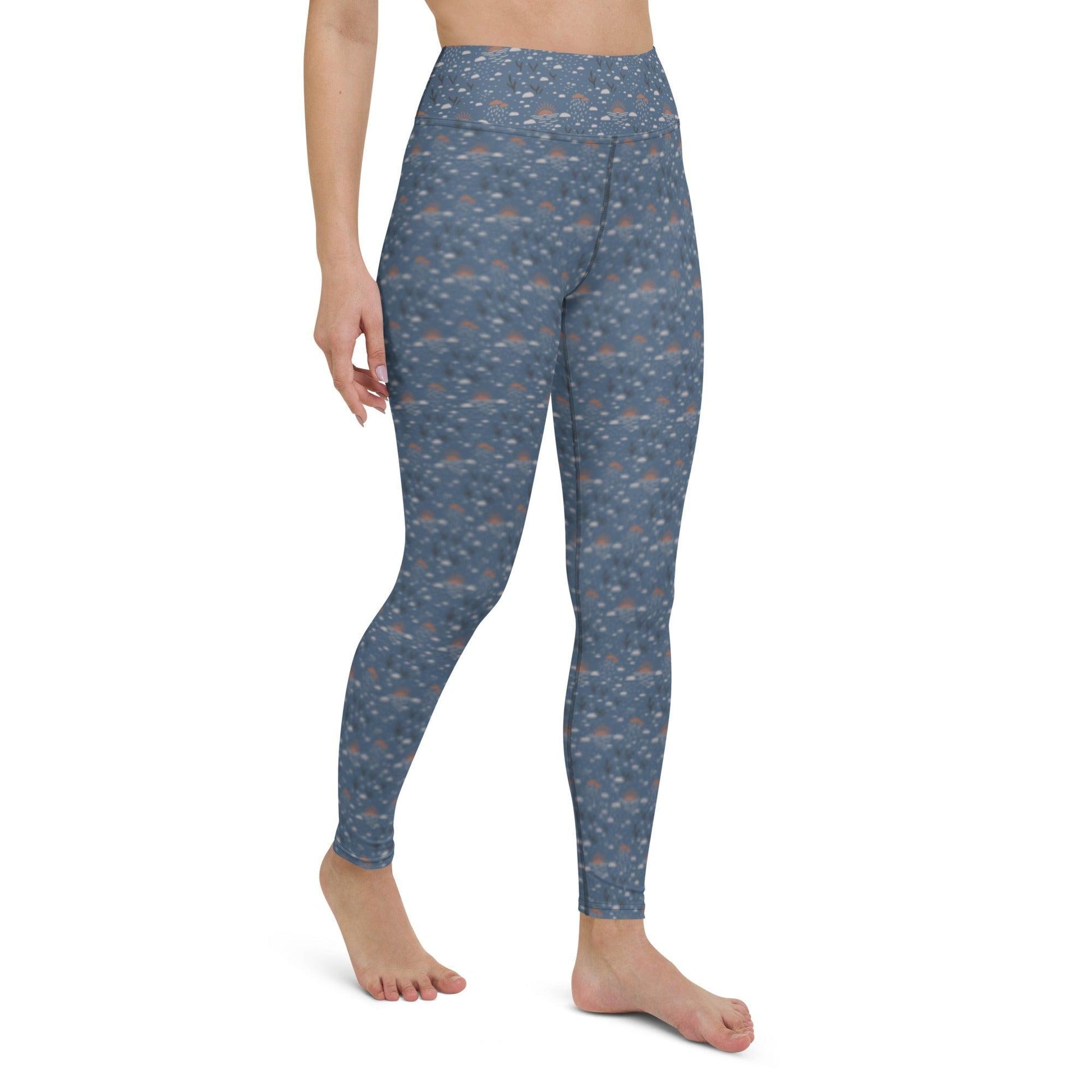 Blue Earth Yoga Leggings | DEEAREST LTD