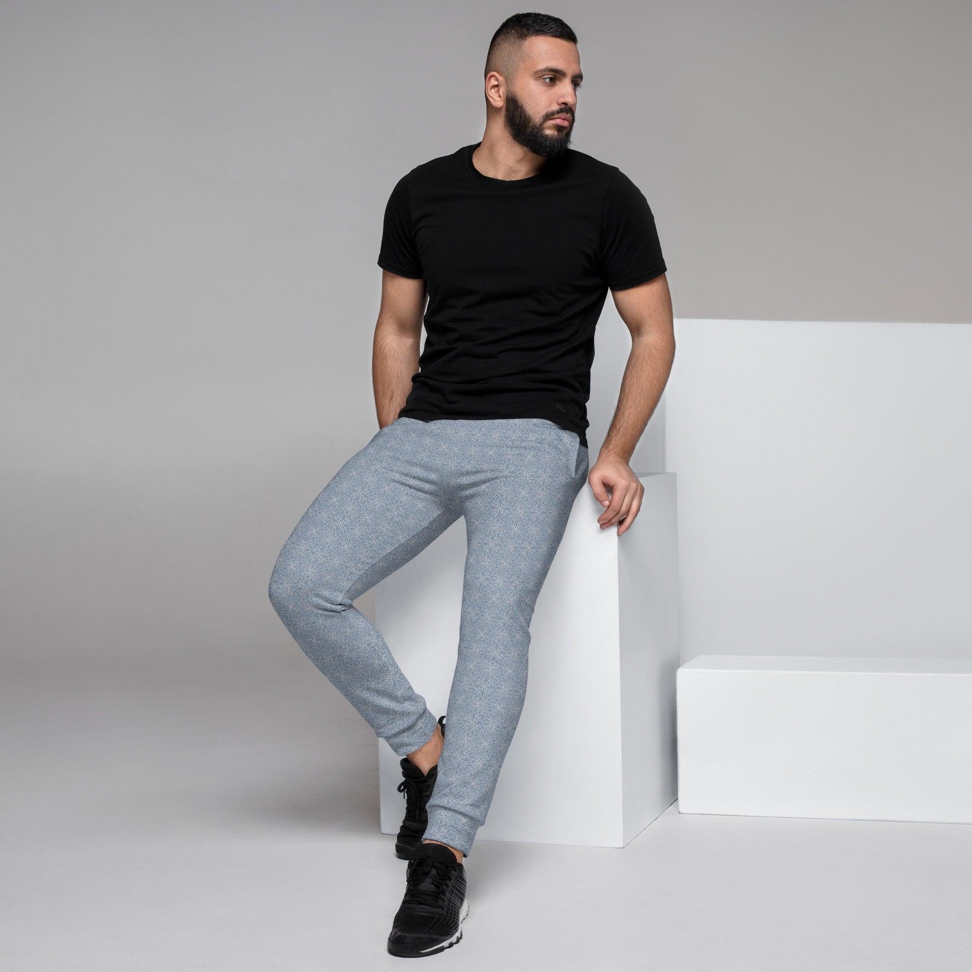 Blue Encounter Men's Joggers | DEEAREST LTD