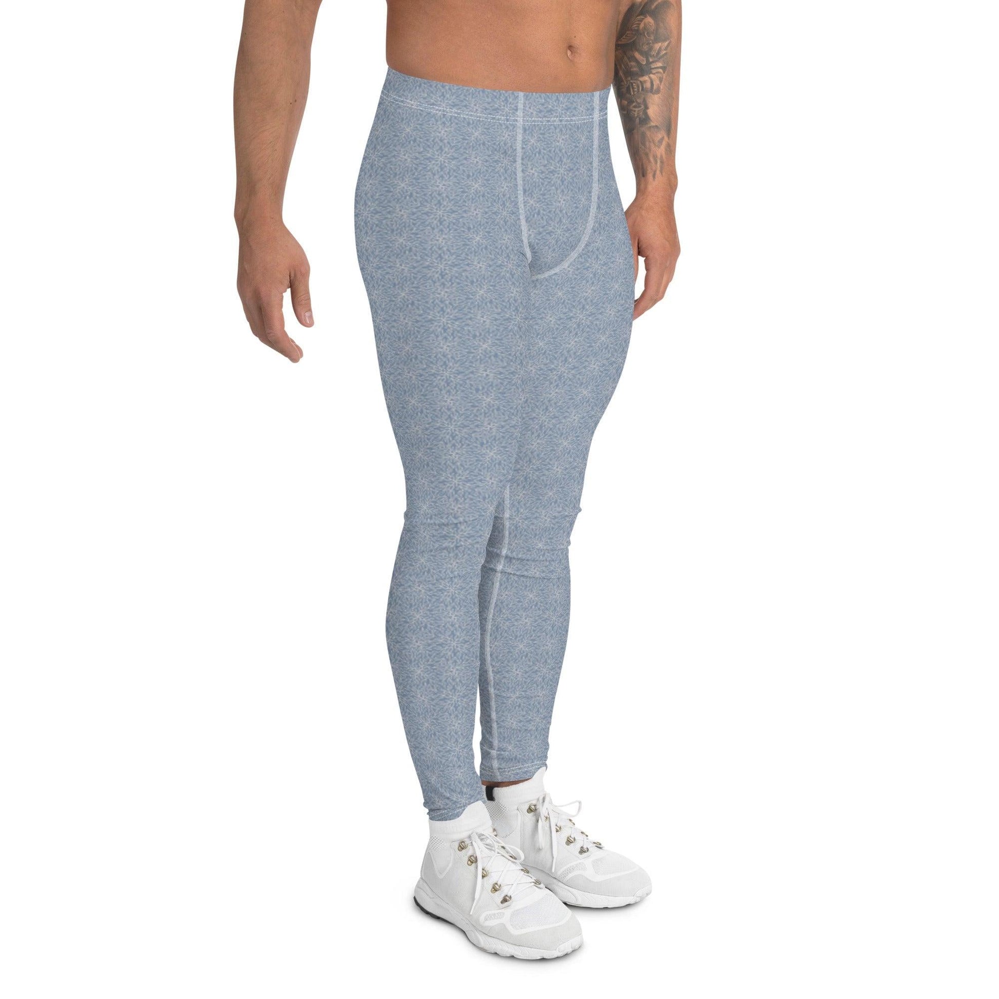 Blue Encounter Men's Leggings | DEEAREST LTD